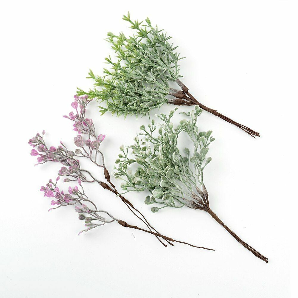 6pcs Artificial Wedding Flowers Assorted Colors Bridal Bouquet Party Decor NICE!