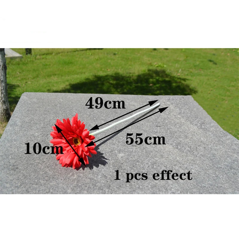 New 2/5pcs Artificial Flower 10cm Silk Daisy Coreopsis Gerbera Fake Flower Decor