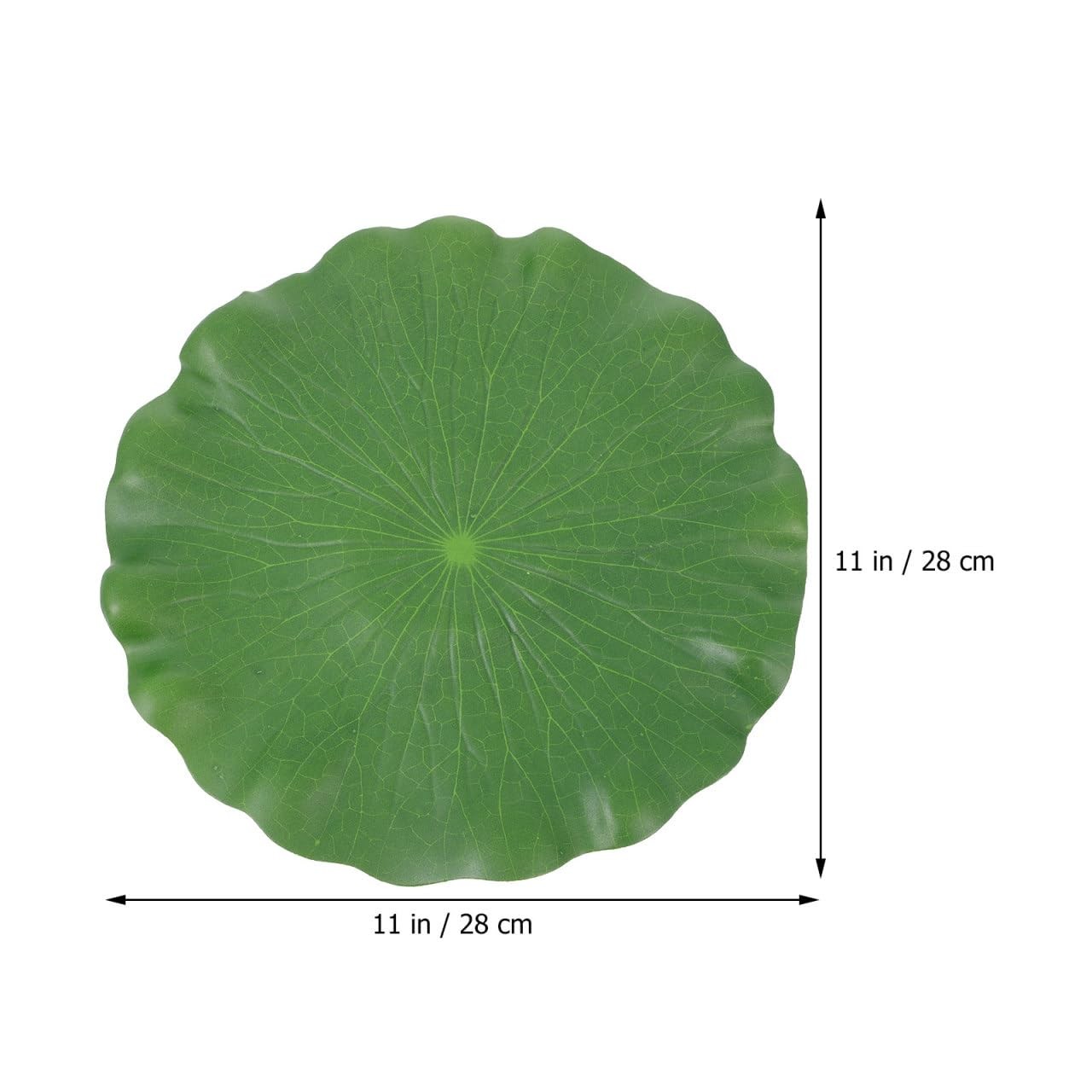 DOITOOL Artificial Lotus Leaves 11.02 Inch Floating Simulation Leaf 10 Pack f…