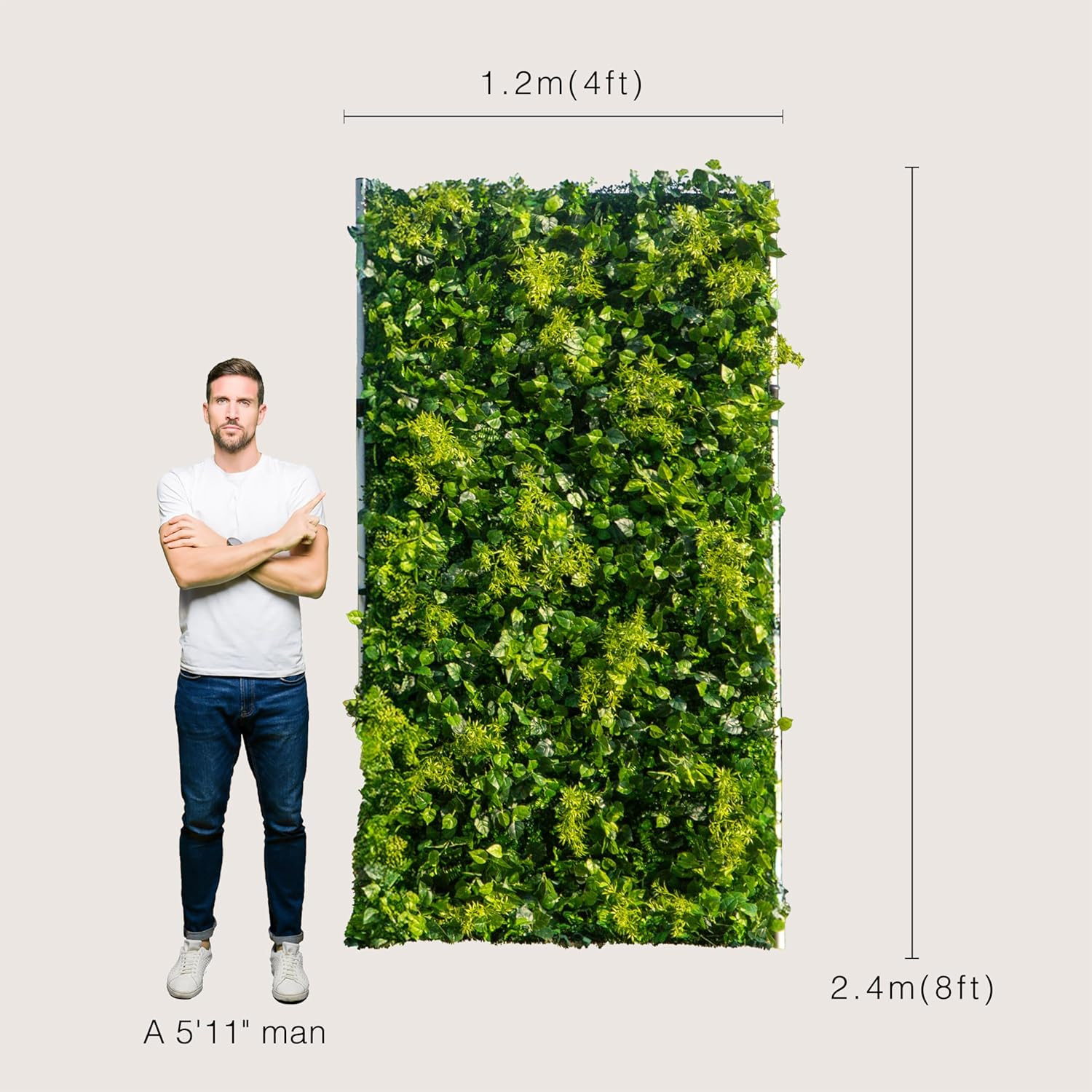 3D Silk Flower Wall Panels – Eco-Friendly Green Backdrop for Events & Home Decor