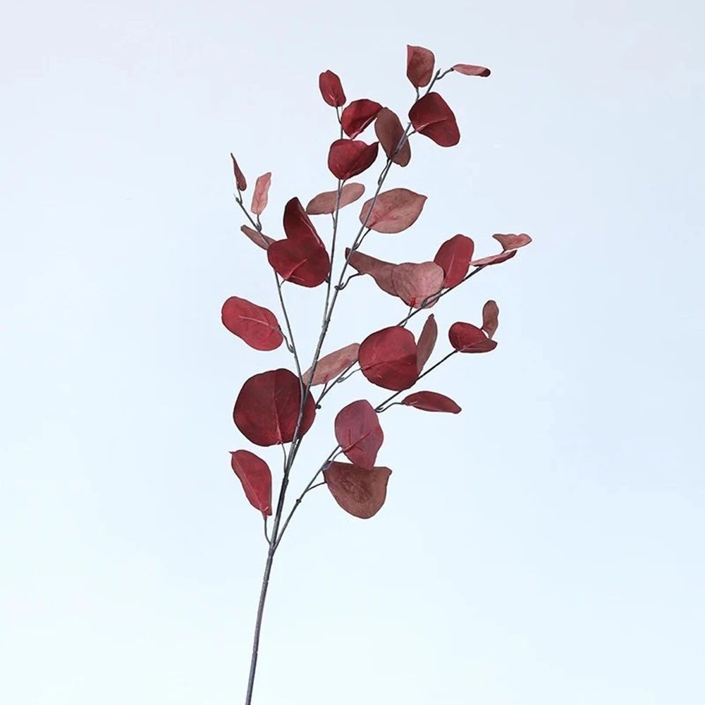 Artificial Eucalyptus Long Stem Leaves Money Plant Wall Home Wedding Decor