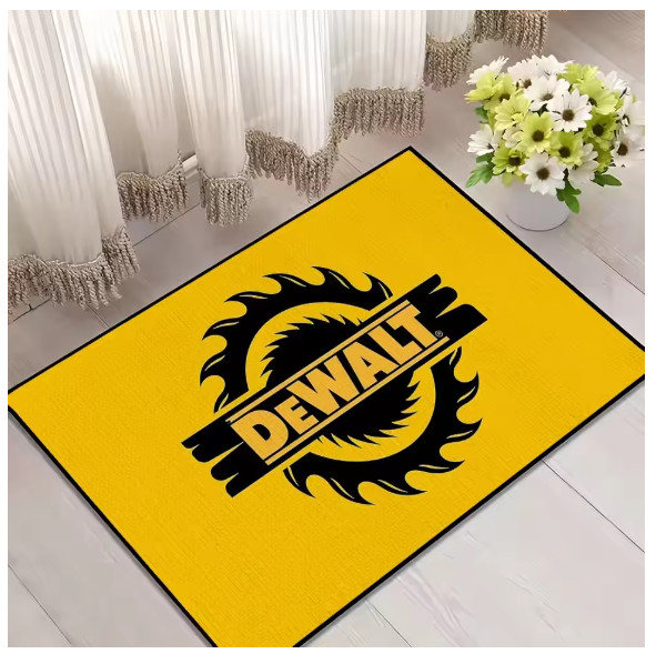 D-DeWalt Cool Logo Small Carpet for House Bedroom Decoration Kitchen