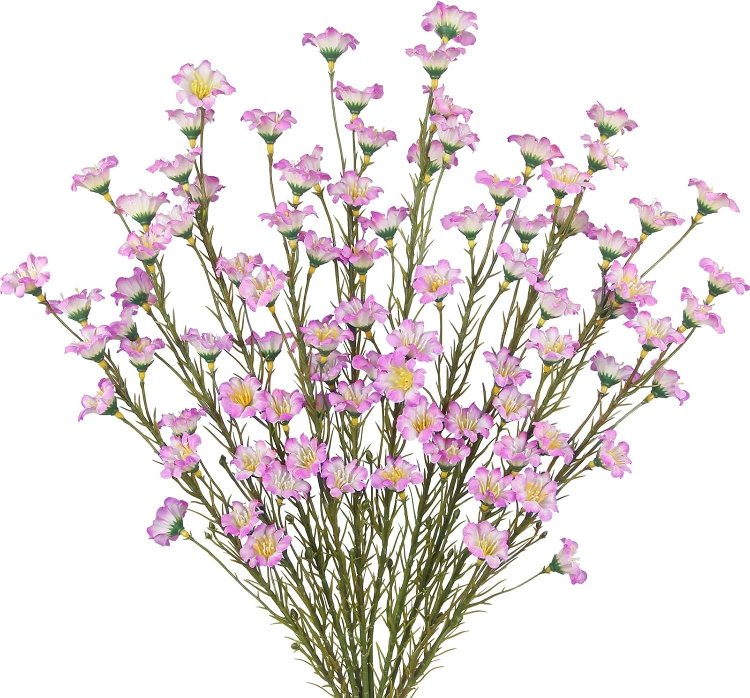10 Pcs Artificial Wildflowers with Stems Bulk Silk Spring Flowers 21″ Fake Fo…