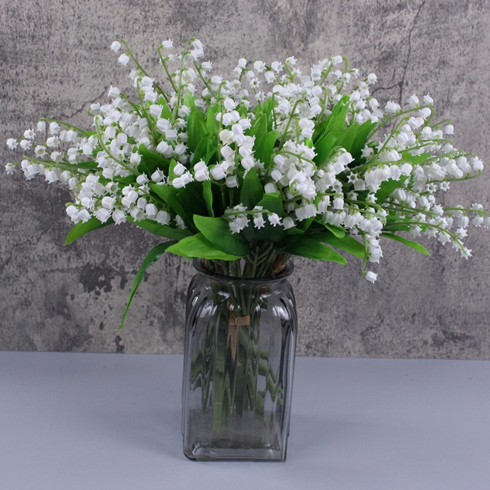 Vibrant Artificial Lily of the Valley Flowers for Elegant Home and Office Decor