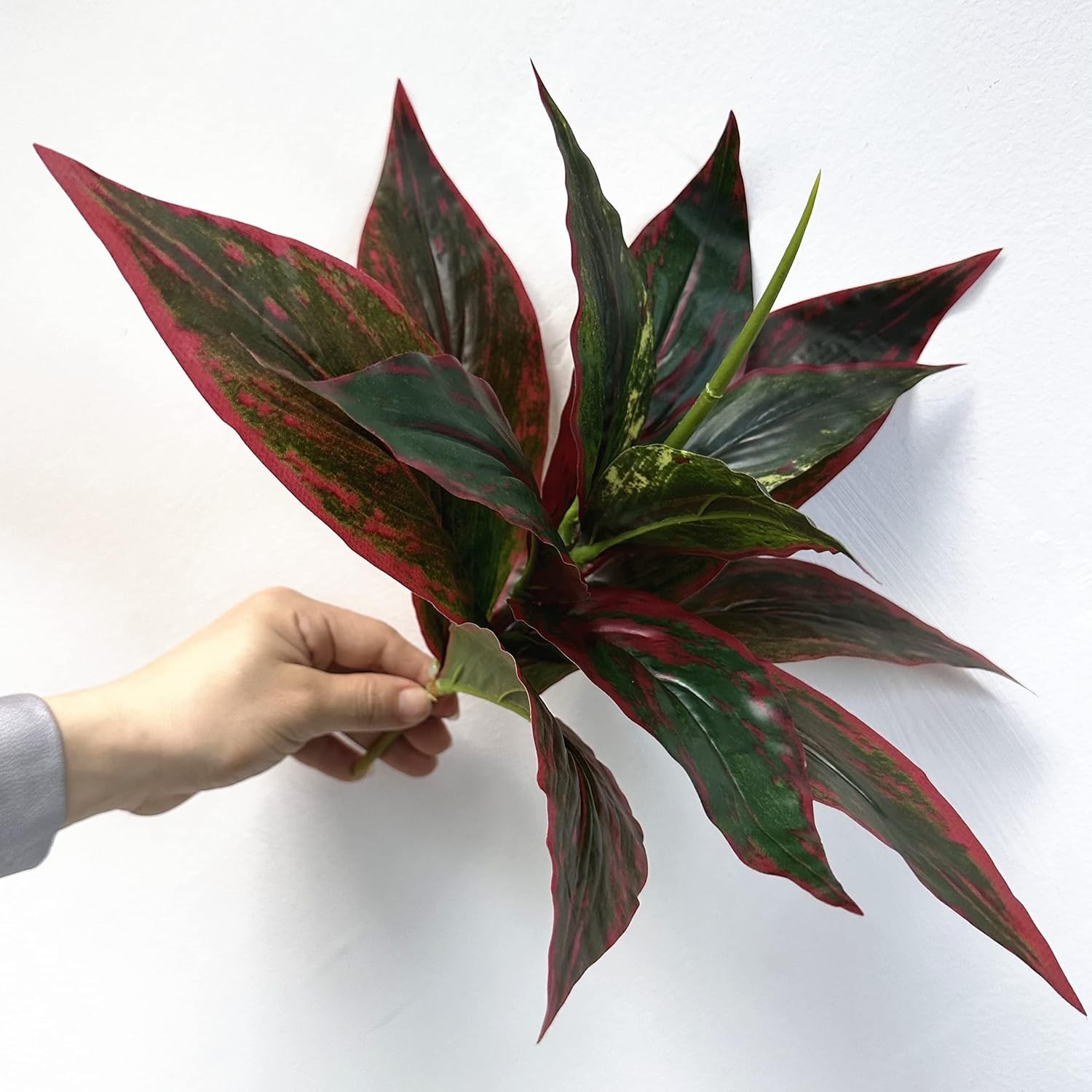 Pack of 2 UV Resistant Red Faux Agave Plants – Stylish Indoor/Outdoor Decor