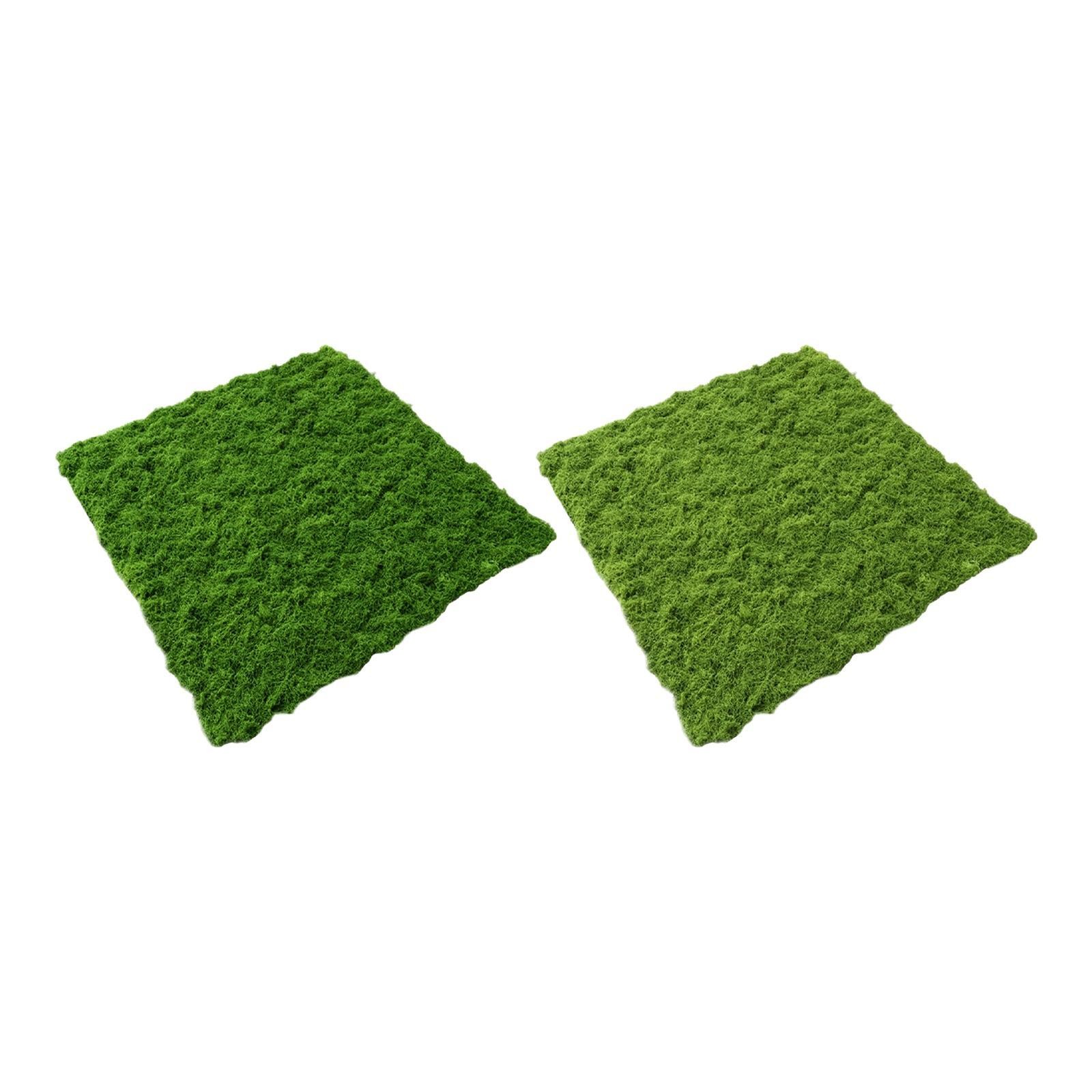 Faux Moss Artificial Green Plants for Synthetic Turf Party Scene Production