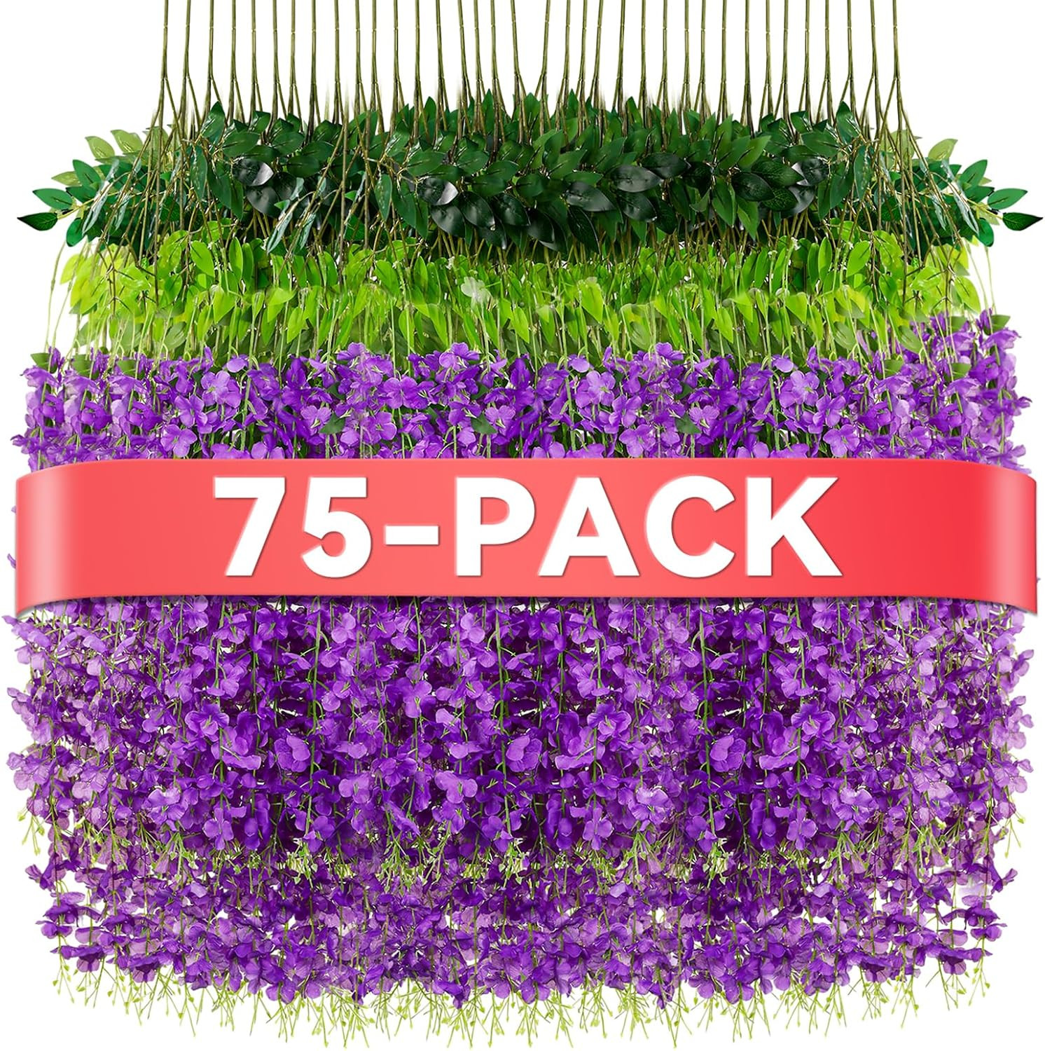 Wisteria Hanging Flowers,Fake Hanging Flowers,Wisteria Artificiales Garland for