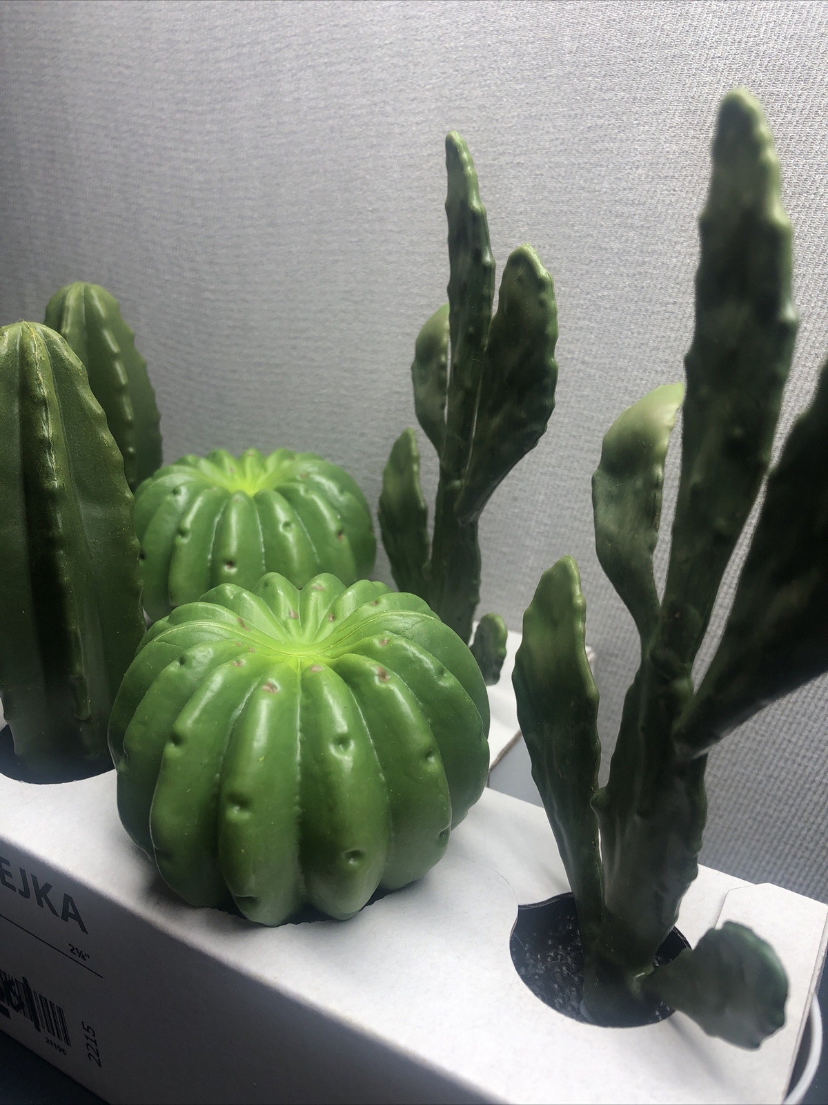 2 Sets Ikea Fejka Miniature Artificial Cactus Plants x 3 Cacti Per Set