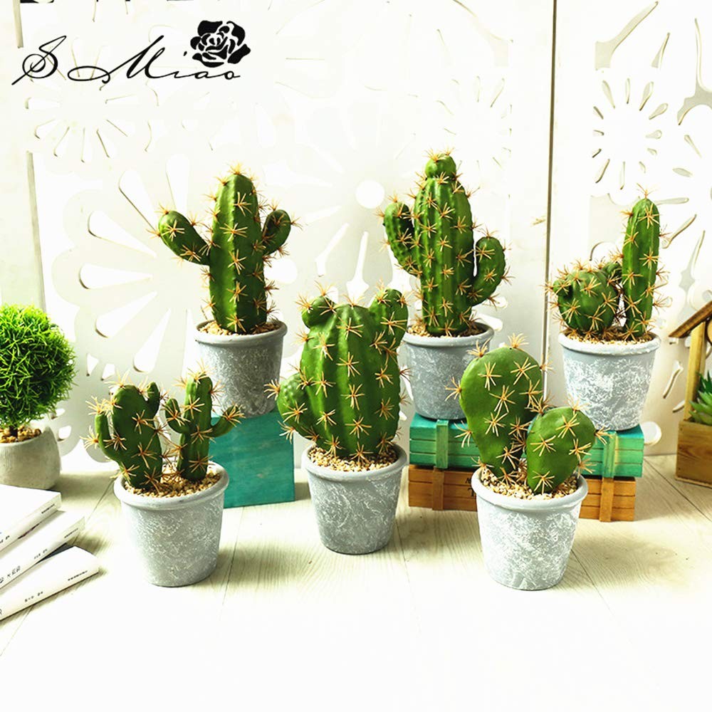 Artificial Succulent Plants,Fake Cactus Decorative Plants – Artificial Cacti