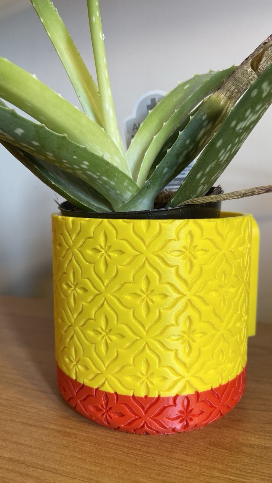 Succulent/planter indoor wall mounted – custom 3D printed