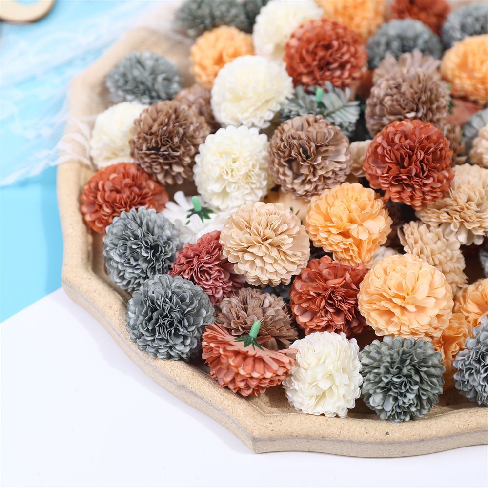 Hydrangea Head Artificial Silk Flowers Home Wedding Decorate Flower 10-20pcs 4cm