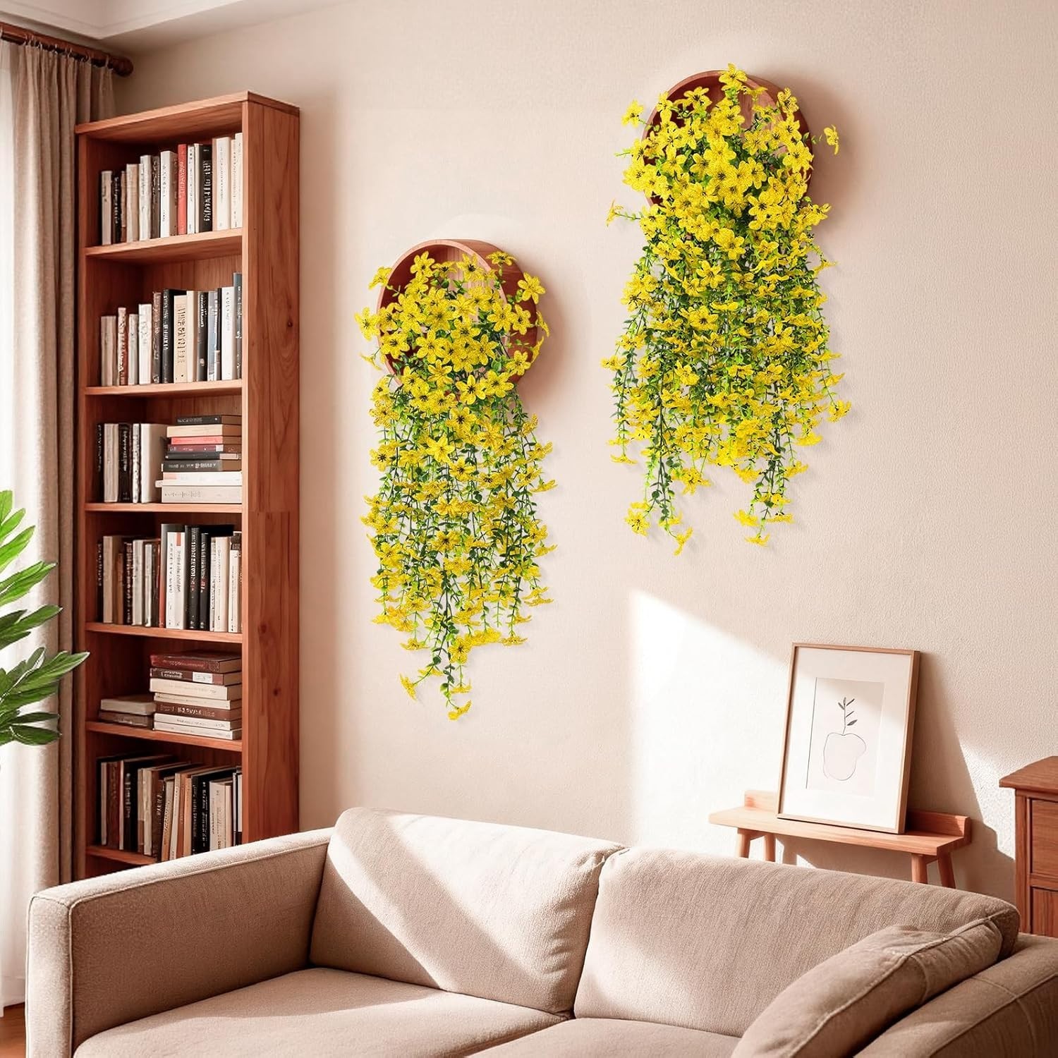 Compatible with Various Models Faux Silk DaisyArtificial Flowers Outdoor UV R…