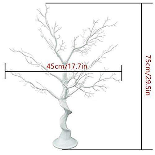 NUPTIO Artificial White Tree 30inches Height Wedding Centerpieces for Tables for