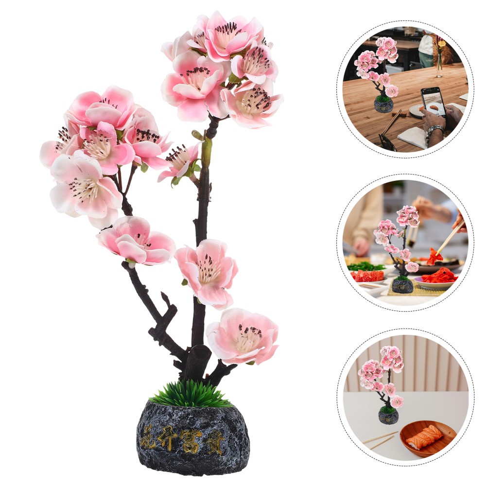Lifelike Flower Serving Plate Ornaments Japanese Style Sushi Restaurant Decors