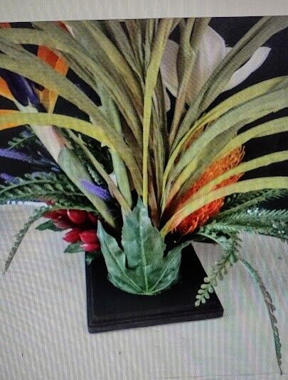 Artificial Tropical table centerpiece