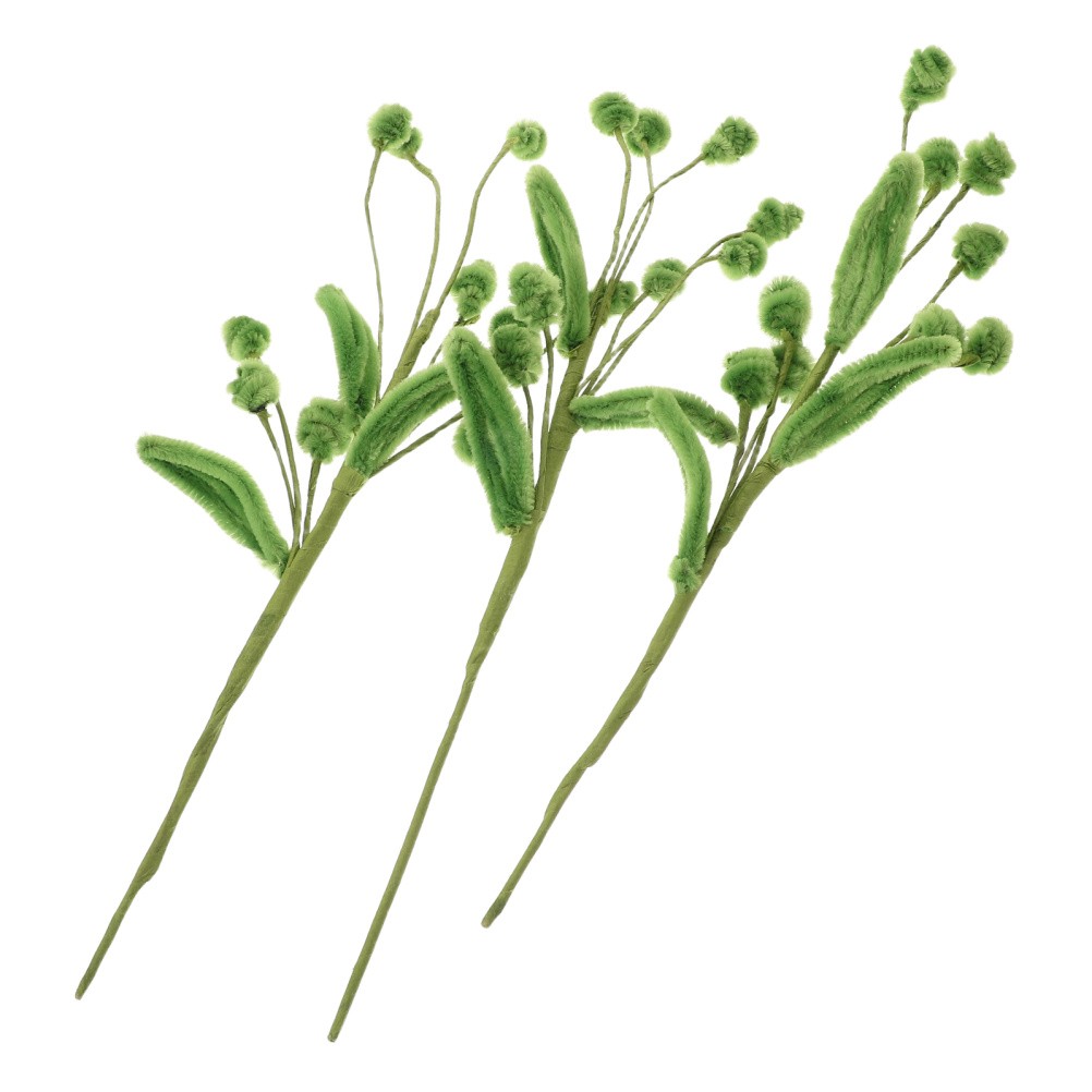 3 Pcs Chenille Stems for Centerpiece Finished Pipe Cleaner Decor