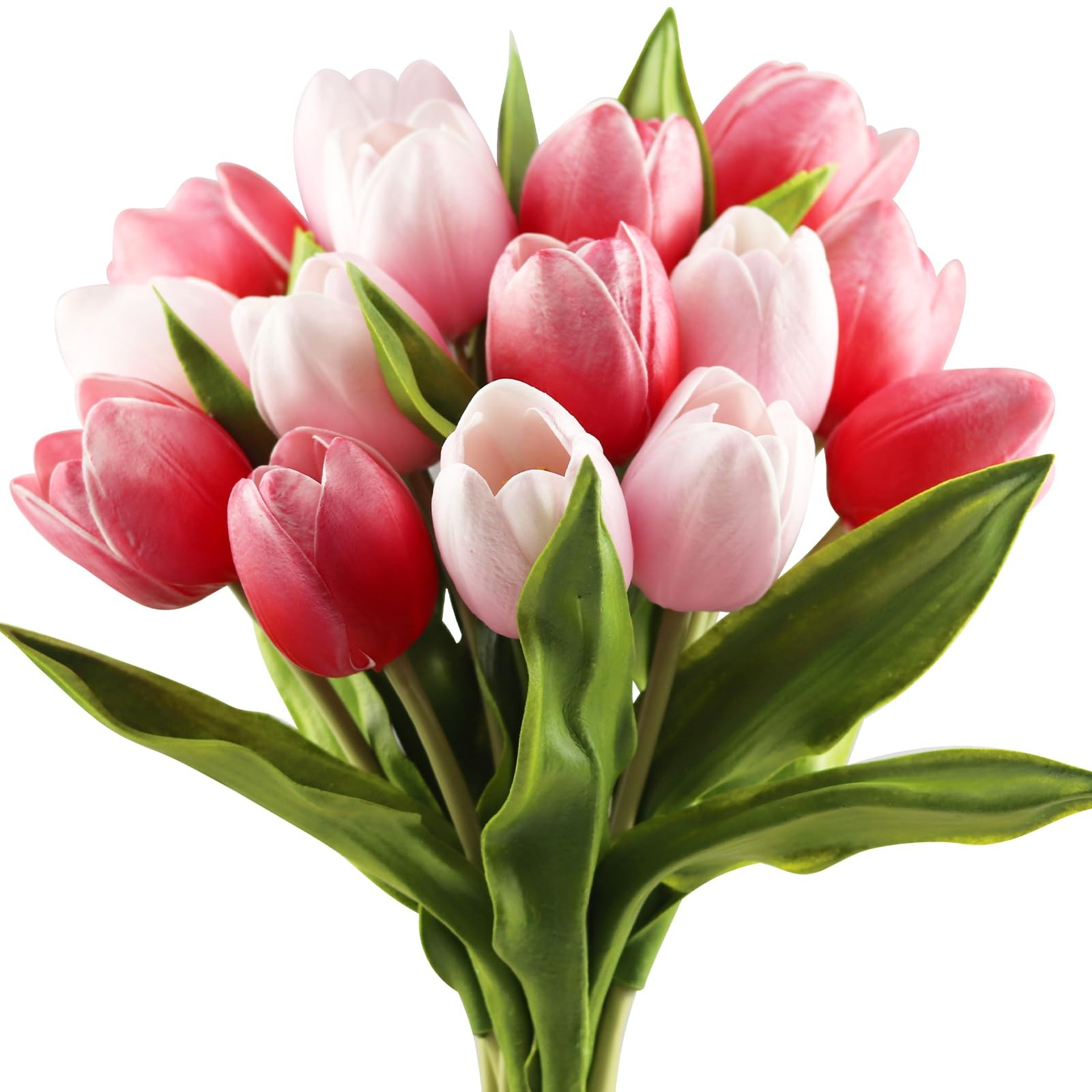 Artificial Tulip in Bulk for Home Kitchen Wedding Bridal Bouquet,Fake Flowers…