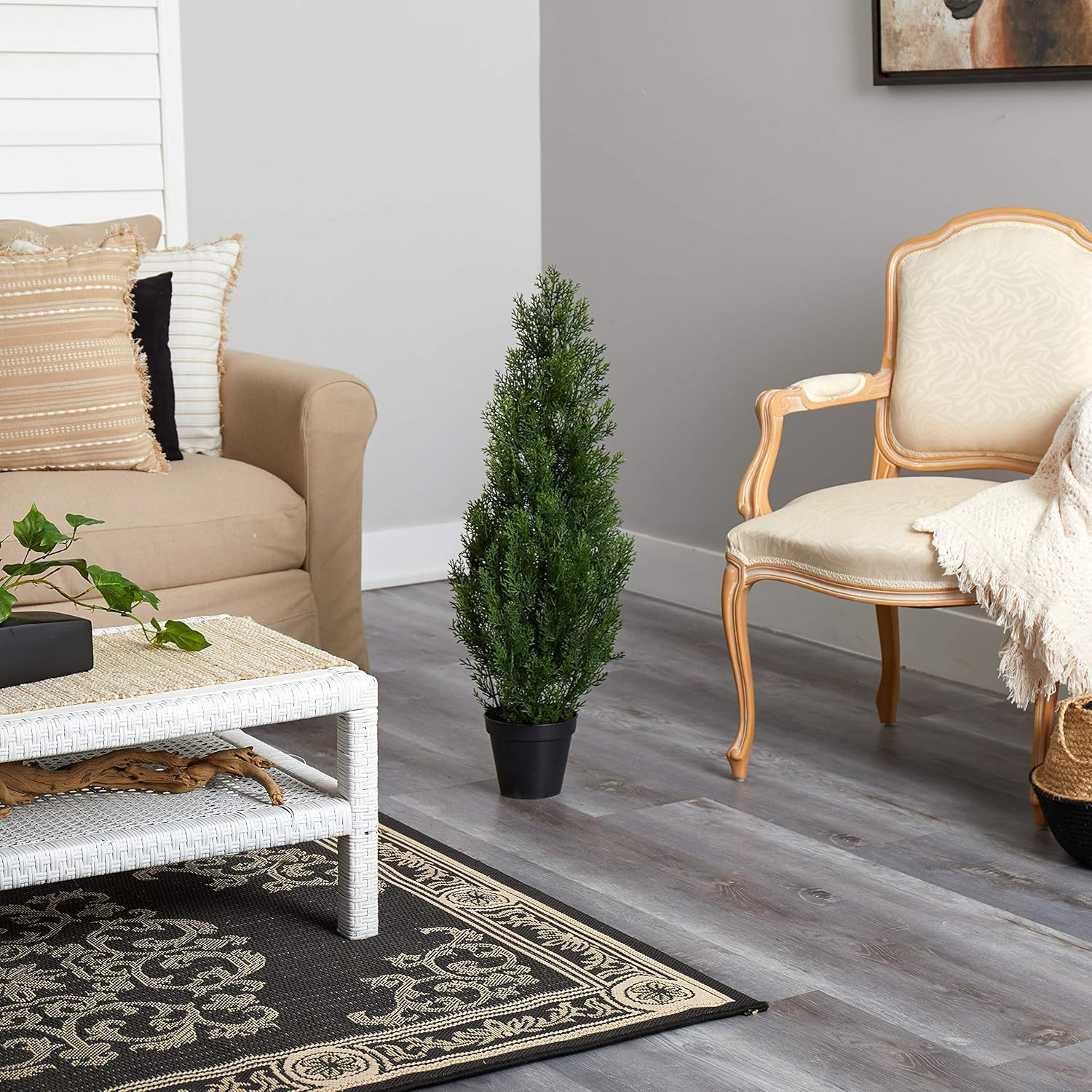 3Ft. Mini Cedar Pine Artificial Tree (Indoor/Outdoor)