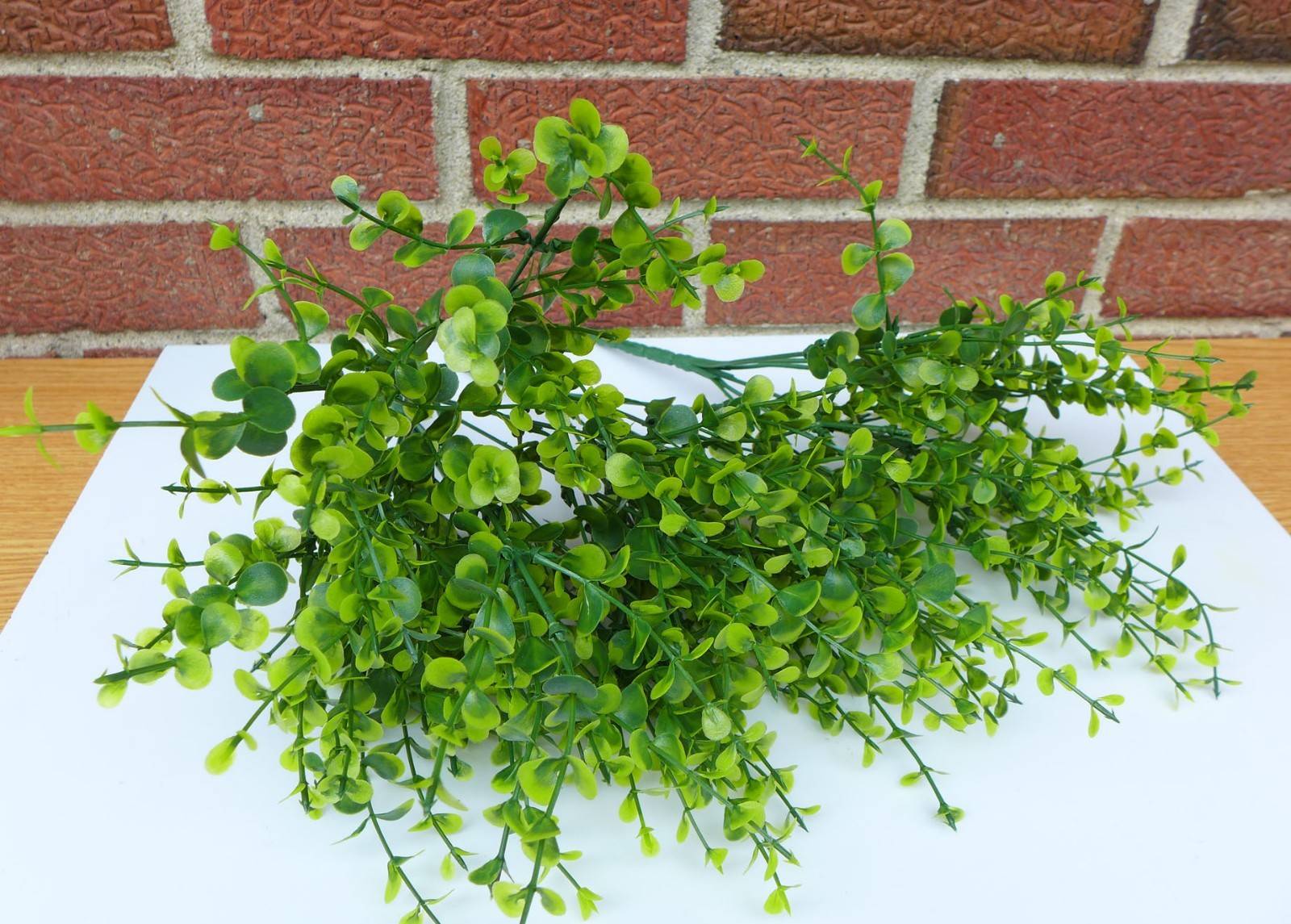 4 Pcs (7 stems Each ) Mini leaf Bushes Artificial Plastic Plants Grass