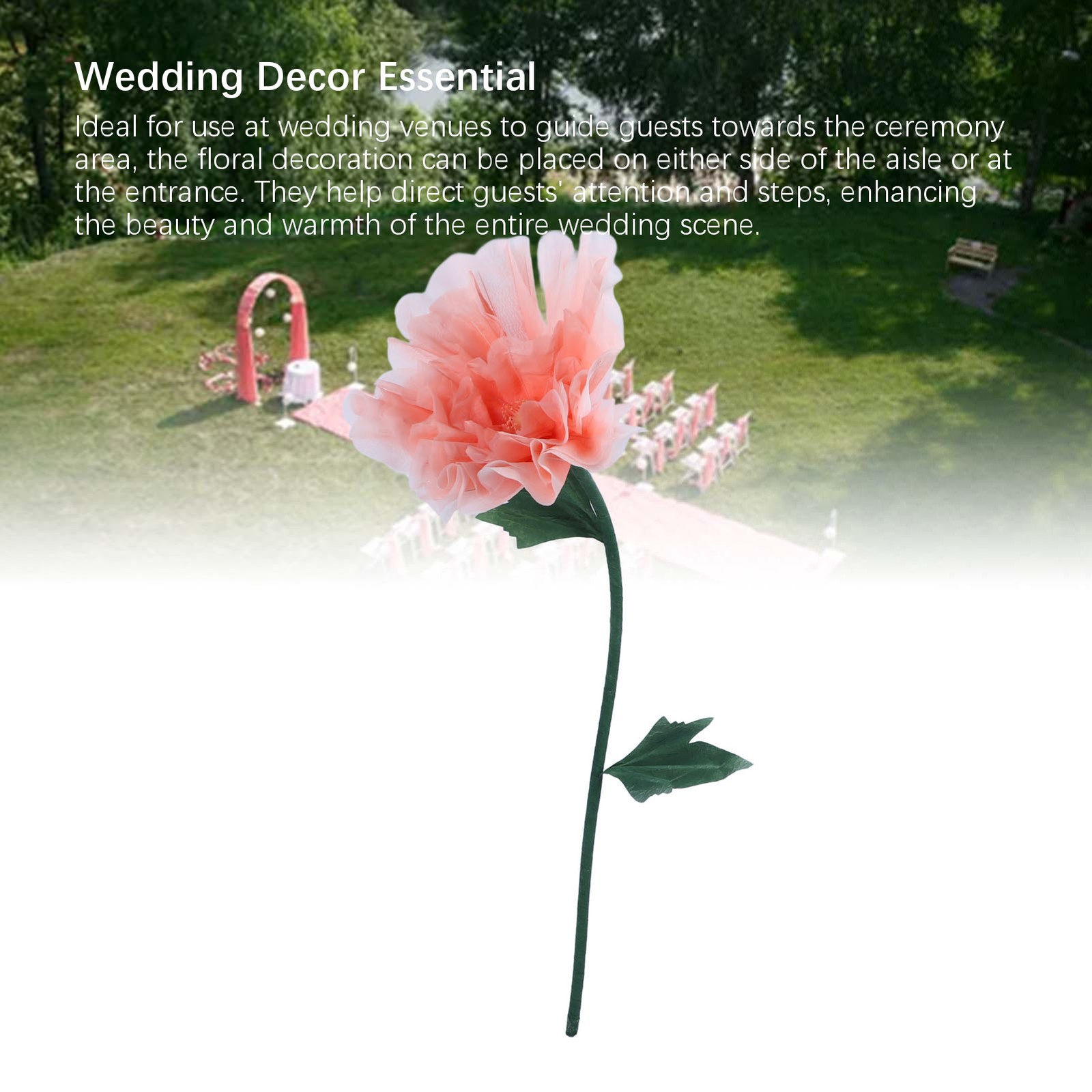 Large Artificial Flower Beautiful Wedding Decoration For Ceremony Premium