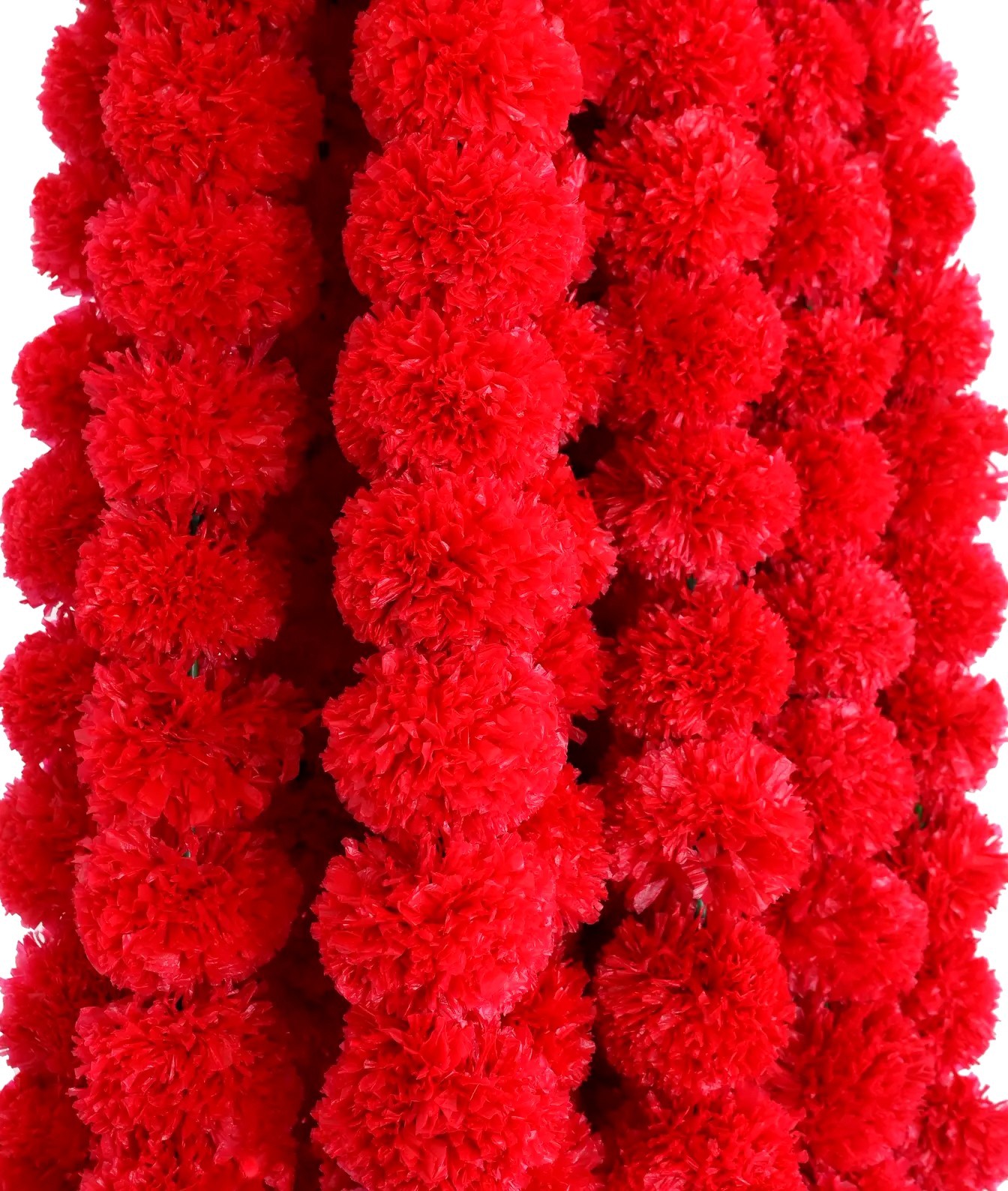Artificial Marigold Flower Garlands Indian Wedding Event Decoration 10 Pcs
