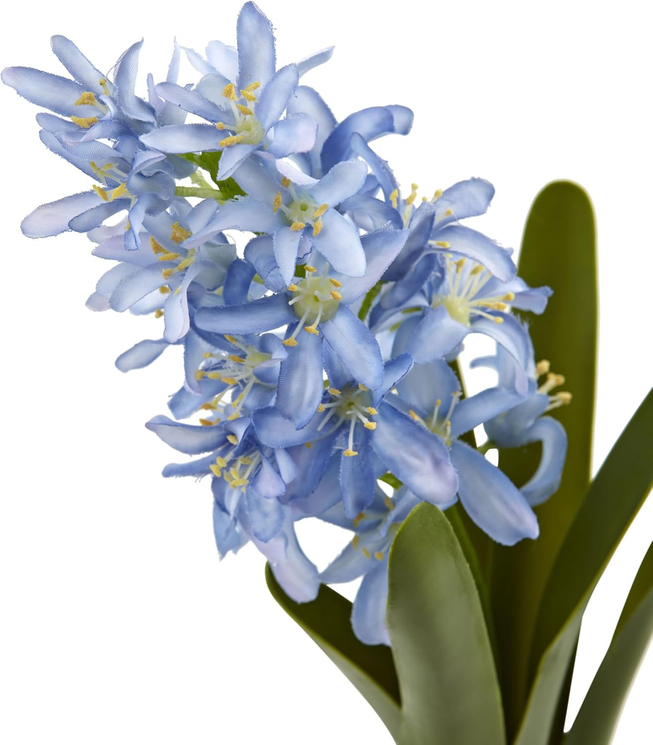 Set of 4 13-Inch Hyacinth Artificial Flowers for Elegant Home Decor