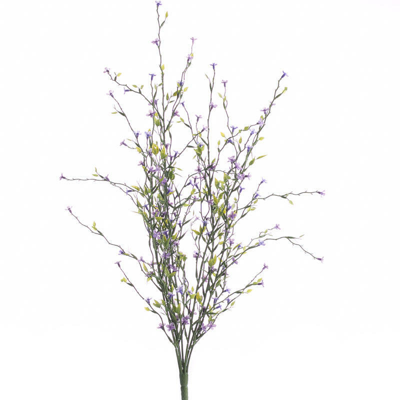 Factory Direct Craft Artificial Purple Meadow Wildflower Bush
