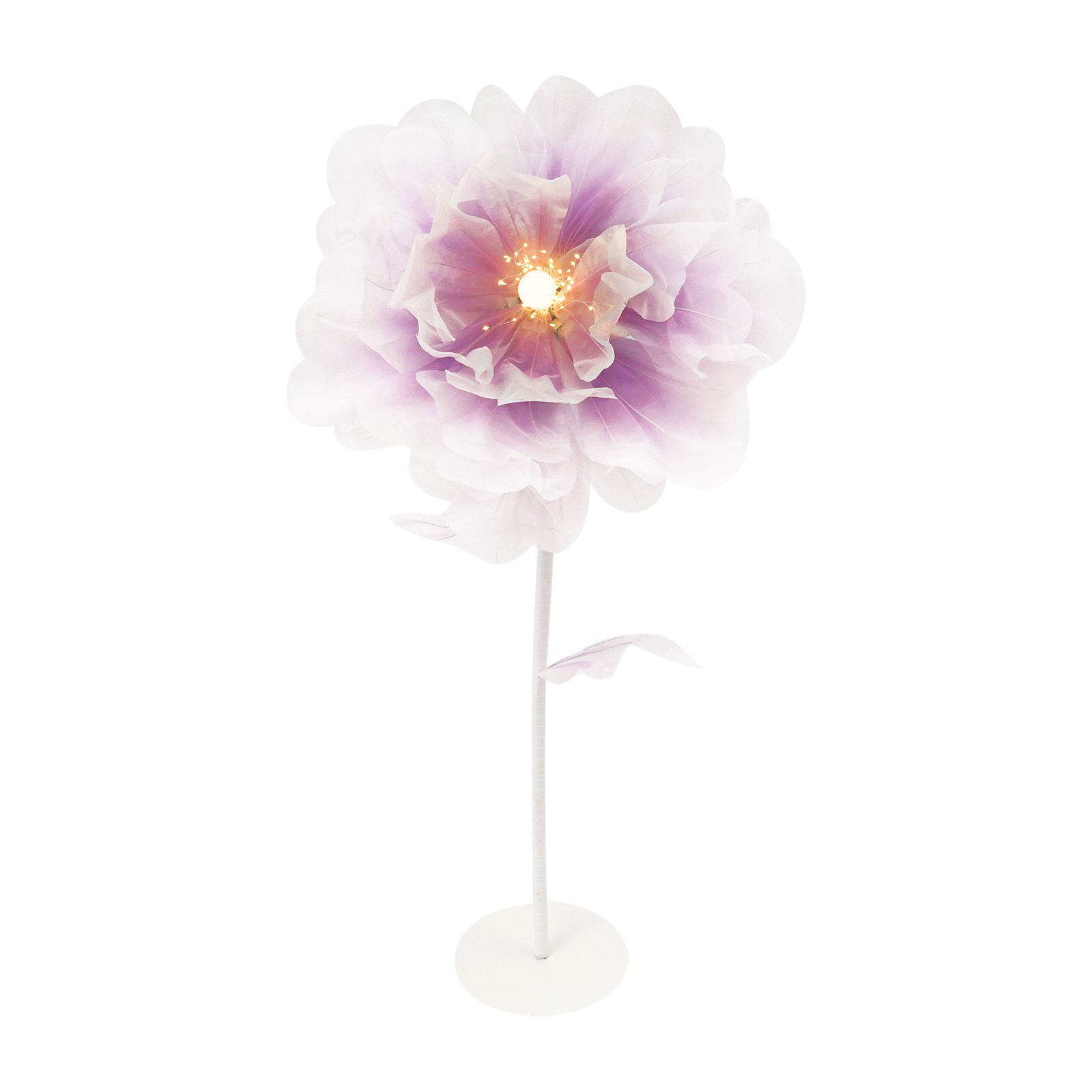 Flower Decoration with Light Auto-Open Artificial Flower Floral Decor for Party