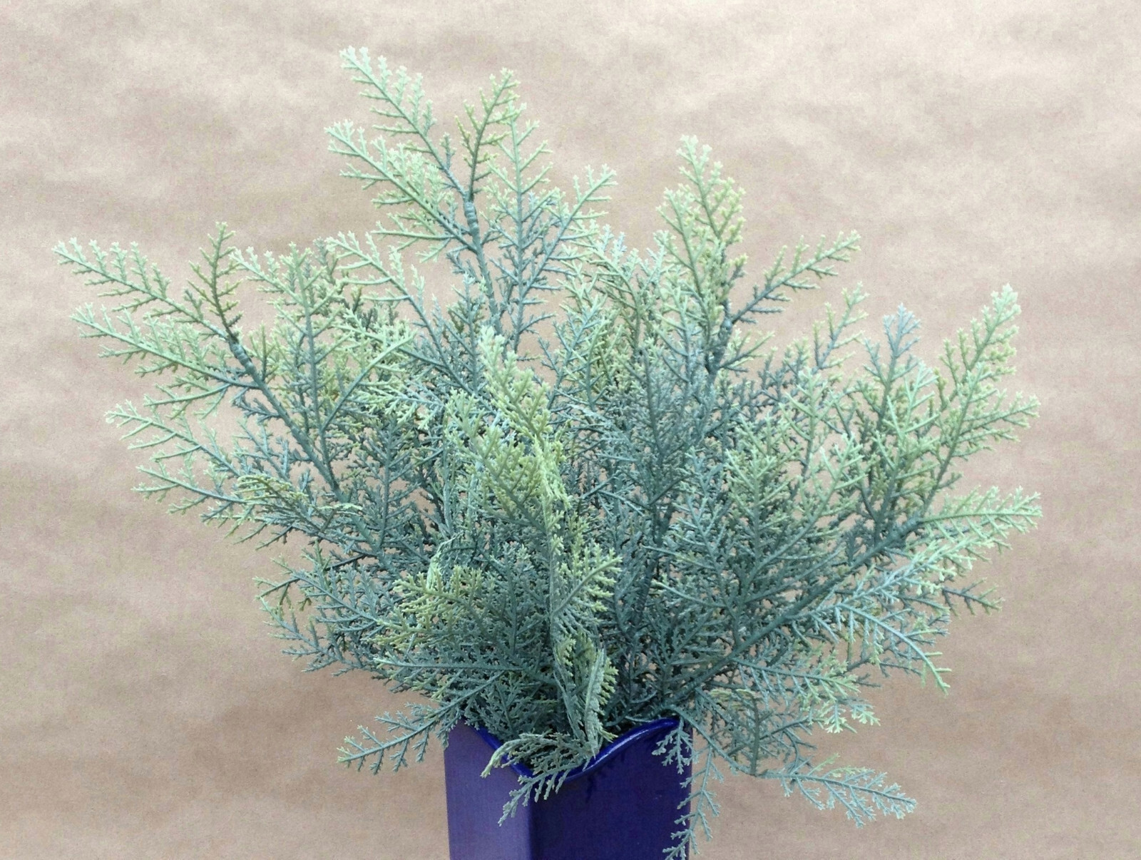 Artificial Faux Sage Color Cedar Pine Stem Pick Branch Spray Filler USA SELLER