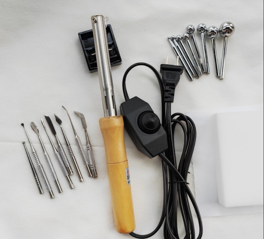 DIY Fabric Flower Maker Faux Flower Iron Faux Petal Styling Tool Kit