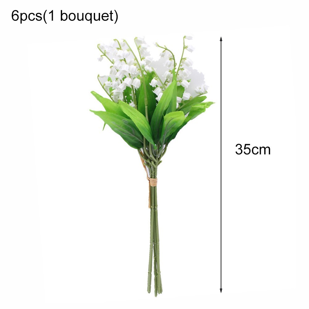 Vibrant Artificial Lily of the Valley Flowers for Elegant Home and Office Decor