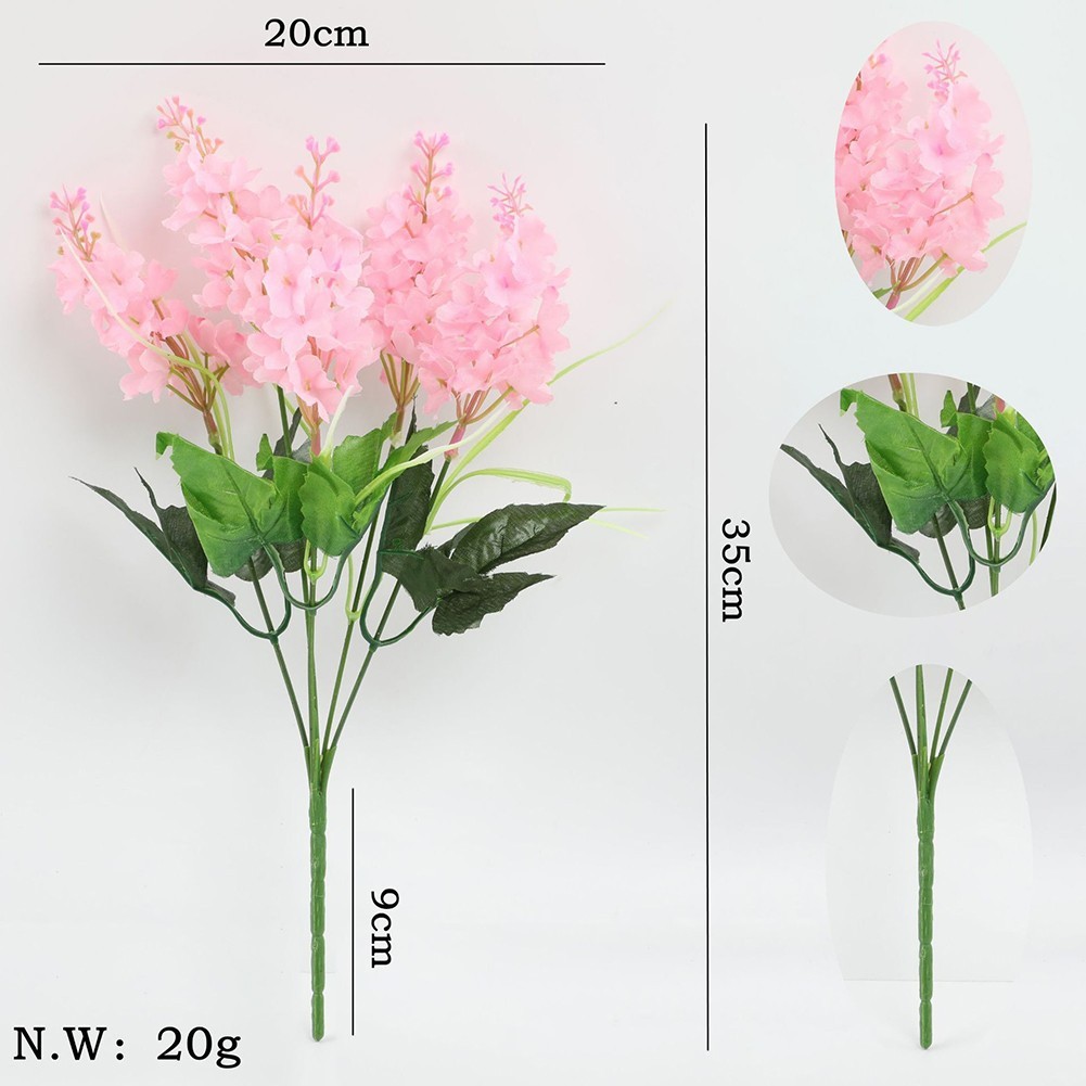 Vibrant Hyacinth Wisteria Artificial Flower for Home and Event Decoration