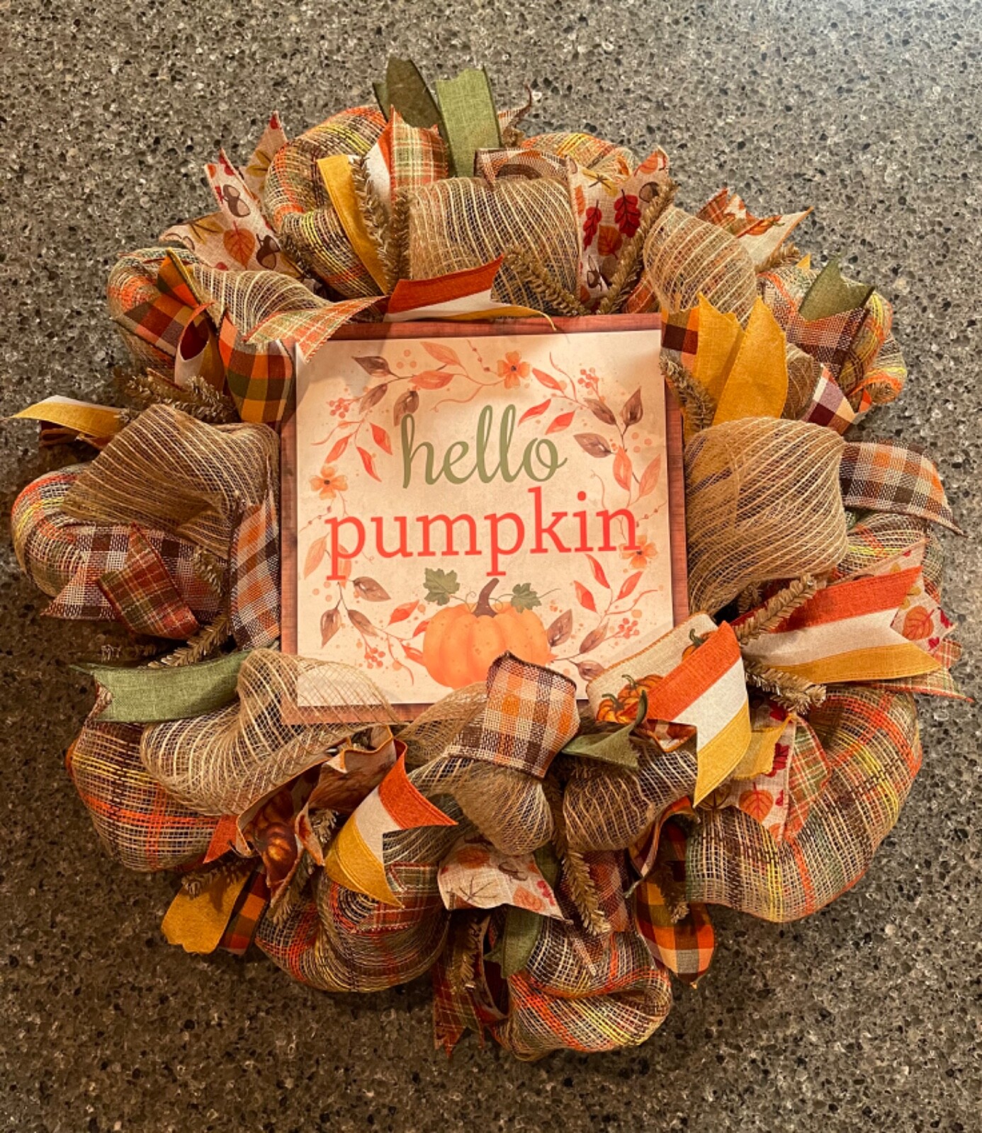 24” hanging wreaths for door – Fall, Back To School, Halloween, Christmas, etc.