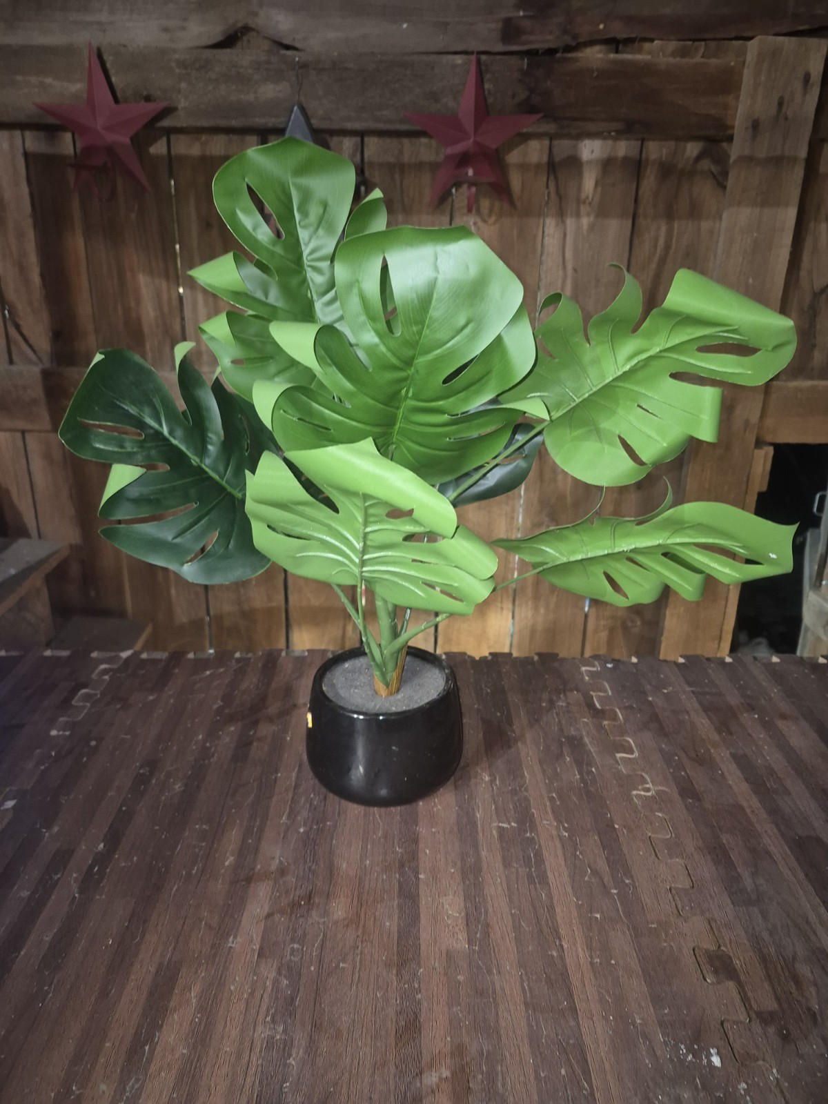NWOT Faux Potted Artificial house or Office Fake Monstera lDeliosa Plants