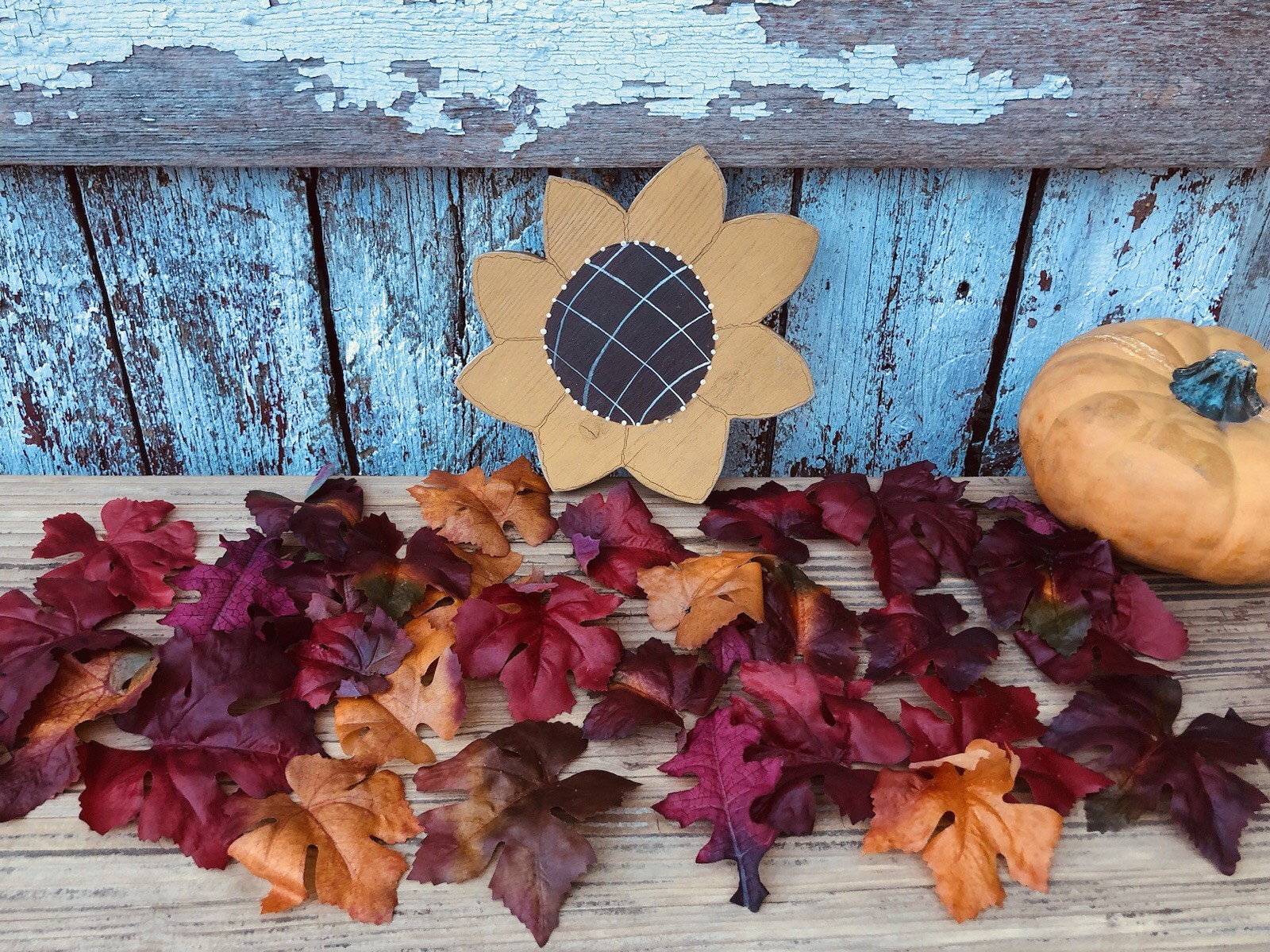 36 Redwood Forest Silk Fall Leaves Autumn Artificial LOOSE in A BAG