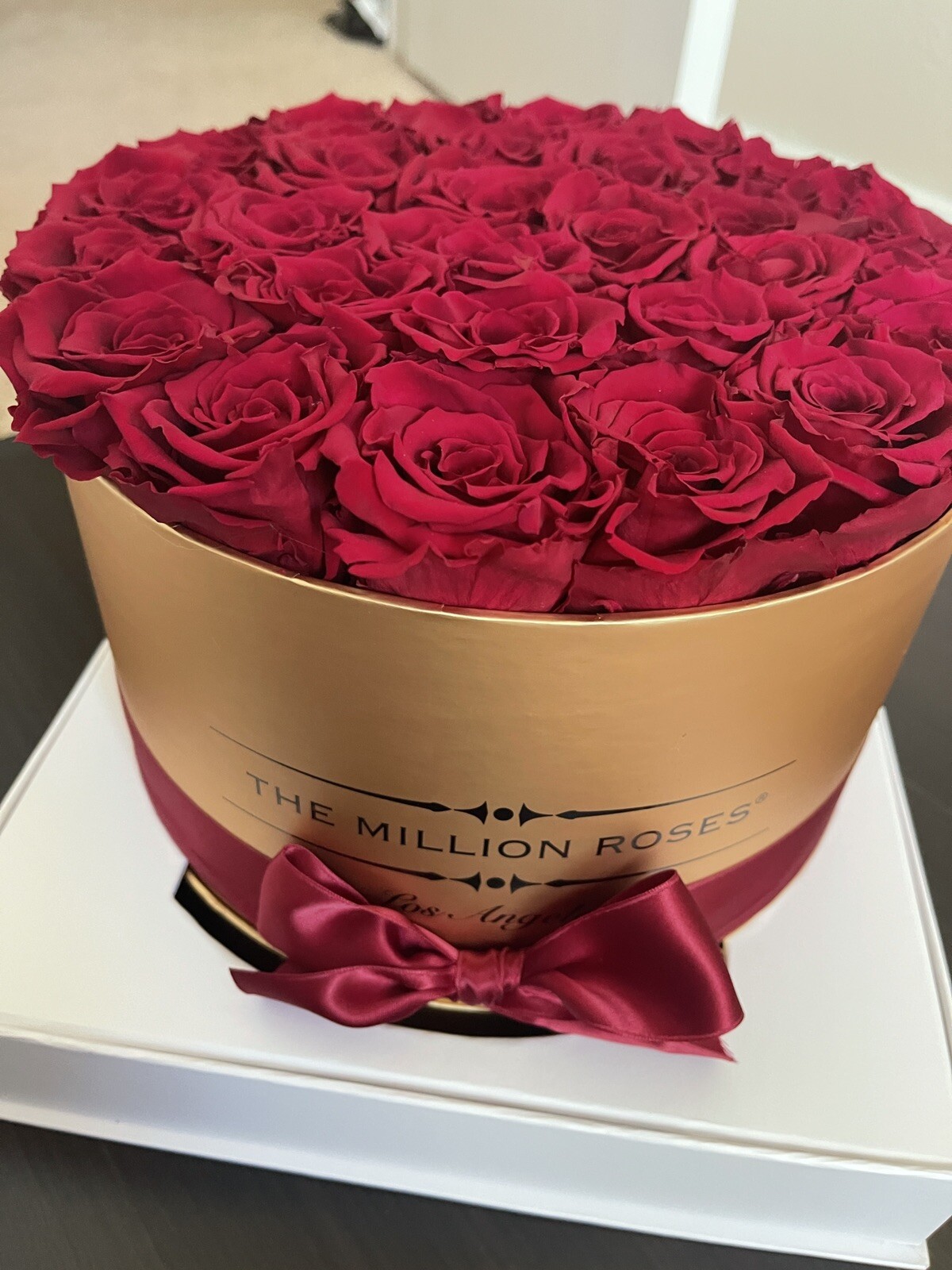 the million roses, Red Roses. Retail $389 FOREVER ROSES, LONG-LASTING FLOWERS
