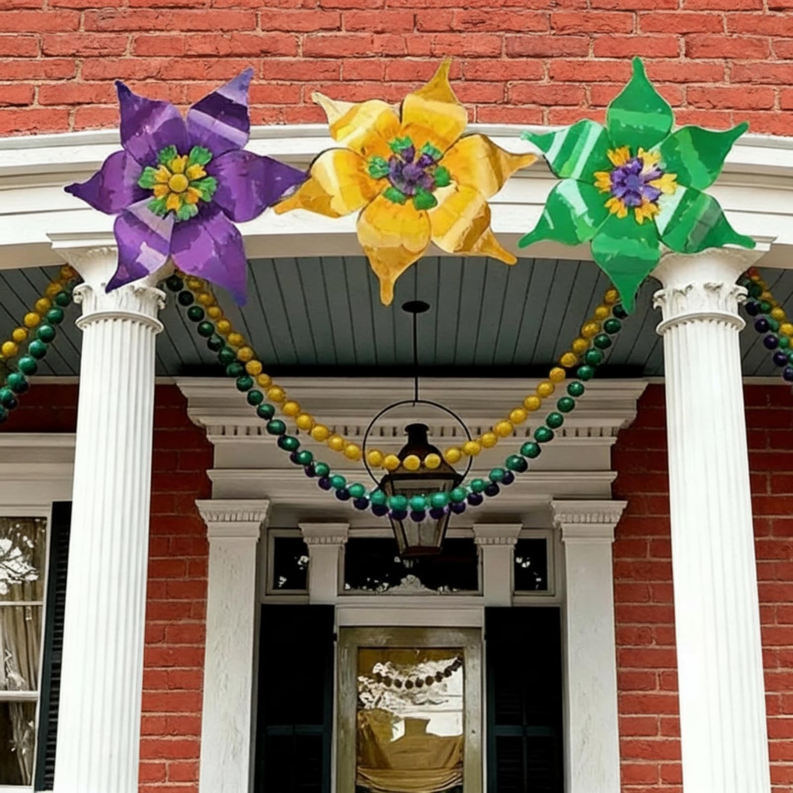 22.44 Inch Large Mardi Gras Carnival Float Flower Decoration 3D Carnival Hous…