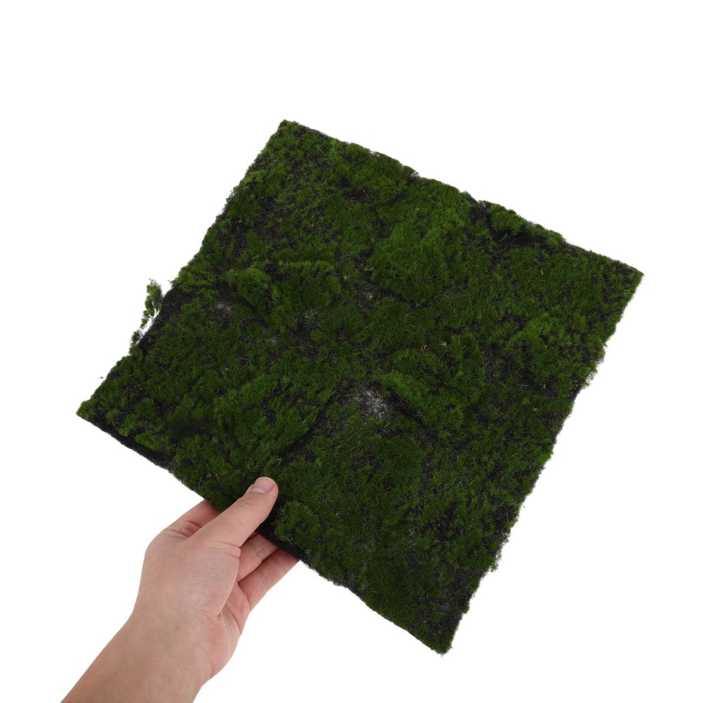 Green Artificial Moss for Crafts Indoor Faux Moss Mat for Planter Decoration