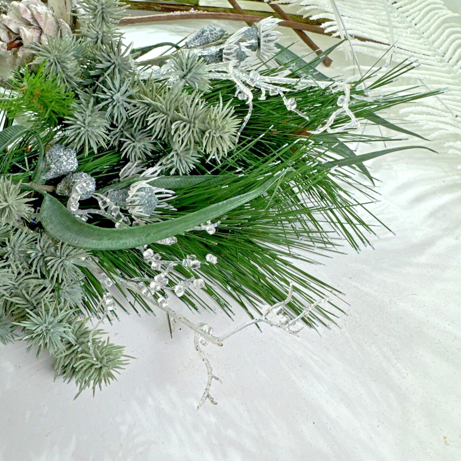 17X ESTATE Vintage ICY Stems Faux Branches Assorted Vase CHRISTMAS DECOR
