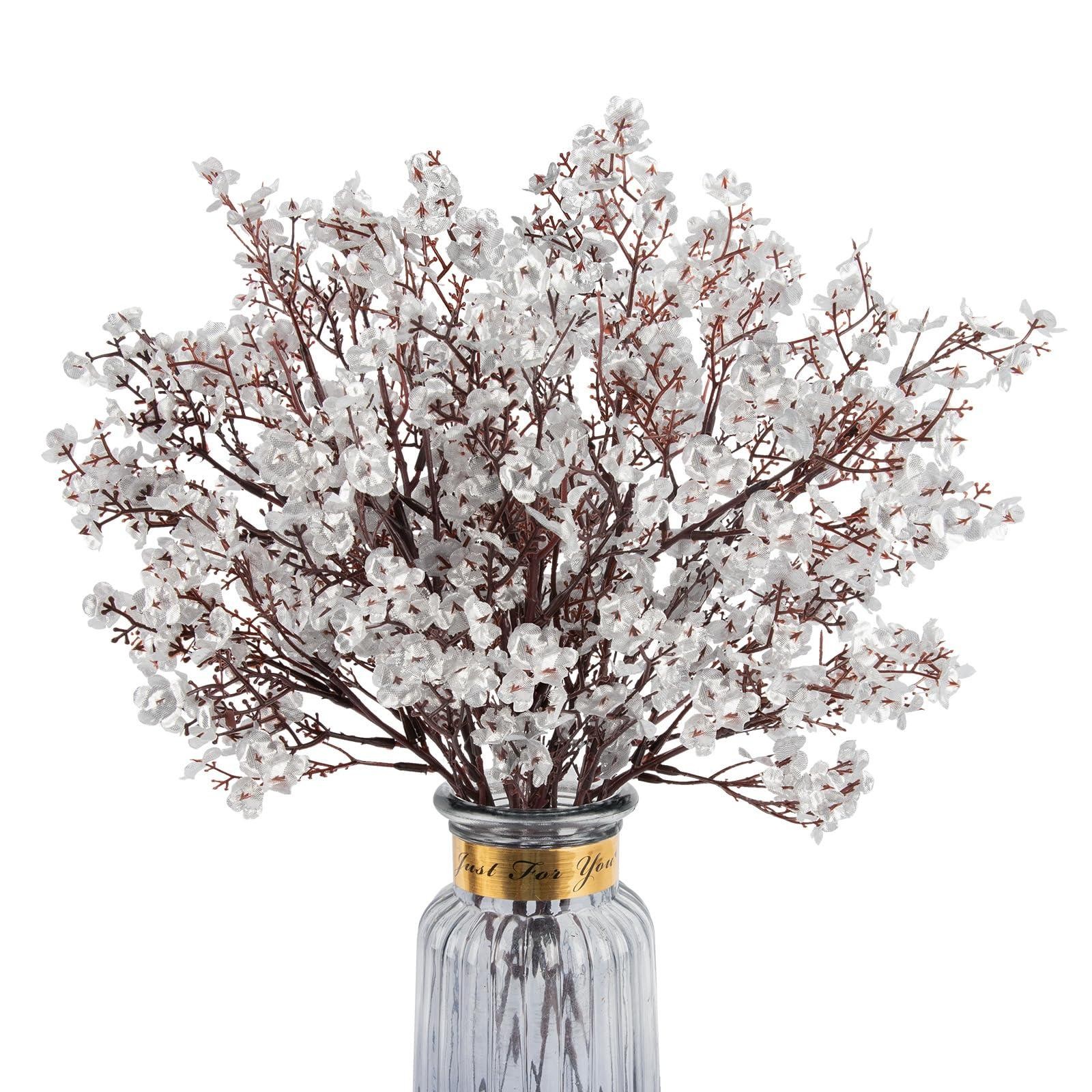 3/5Pcs Artificial Baby Breath Flowers Faux Gypsophila Wedding Home Decor