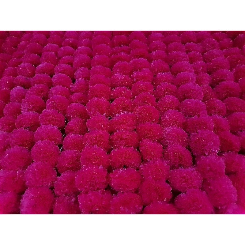Vibrant Artificial Marigold Garland 15 Strands Wedding Diwali Festival Decor New