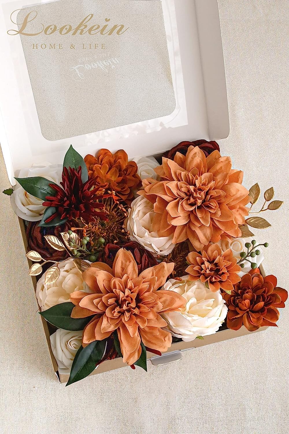 Premium Terracotta Artificial Flowers – DIY Wedding Decor – Rustic Bouquet