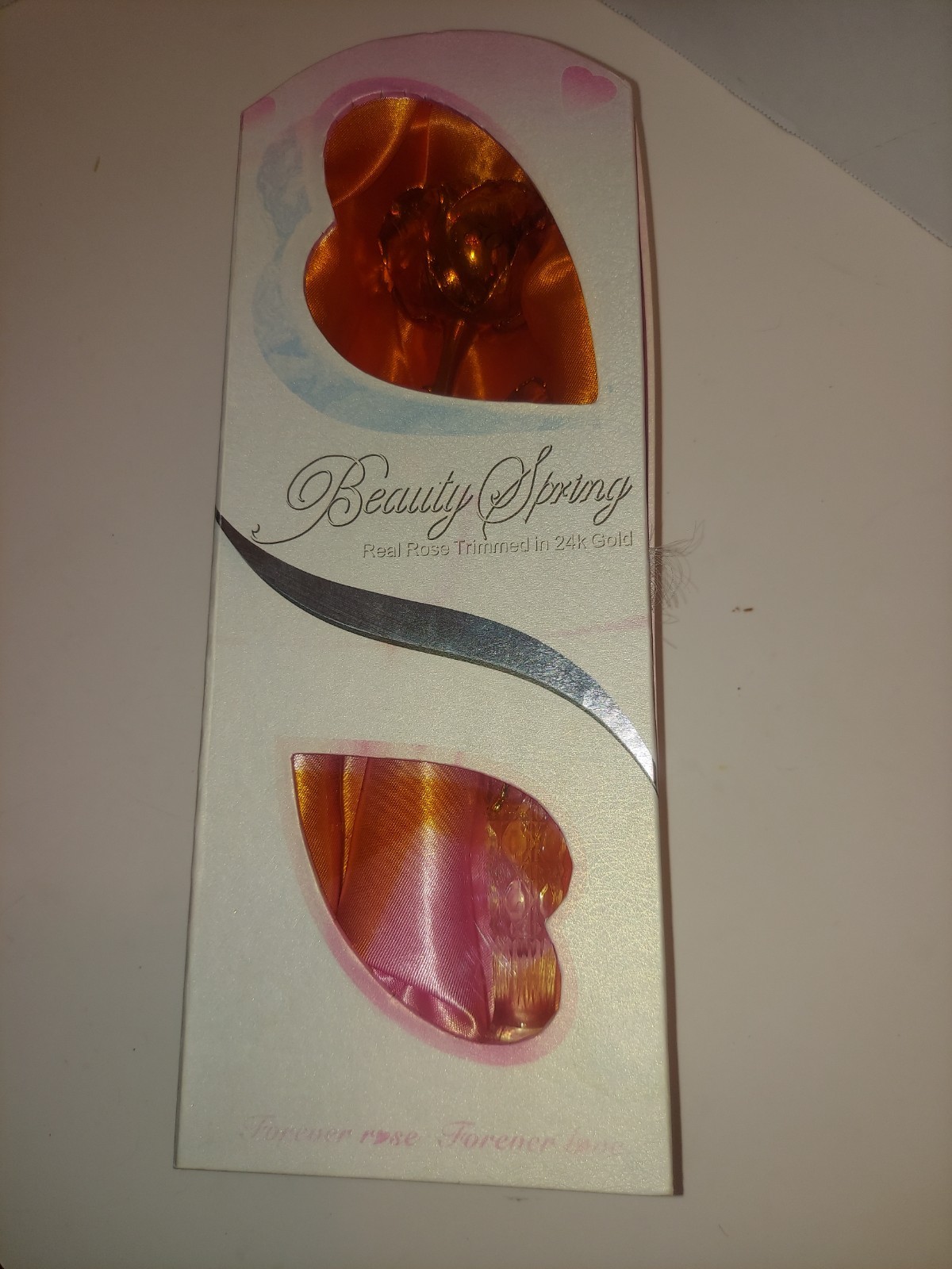 50th Anniversary Forever Rose 24k Finish. Preserved Rose.