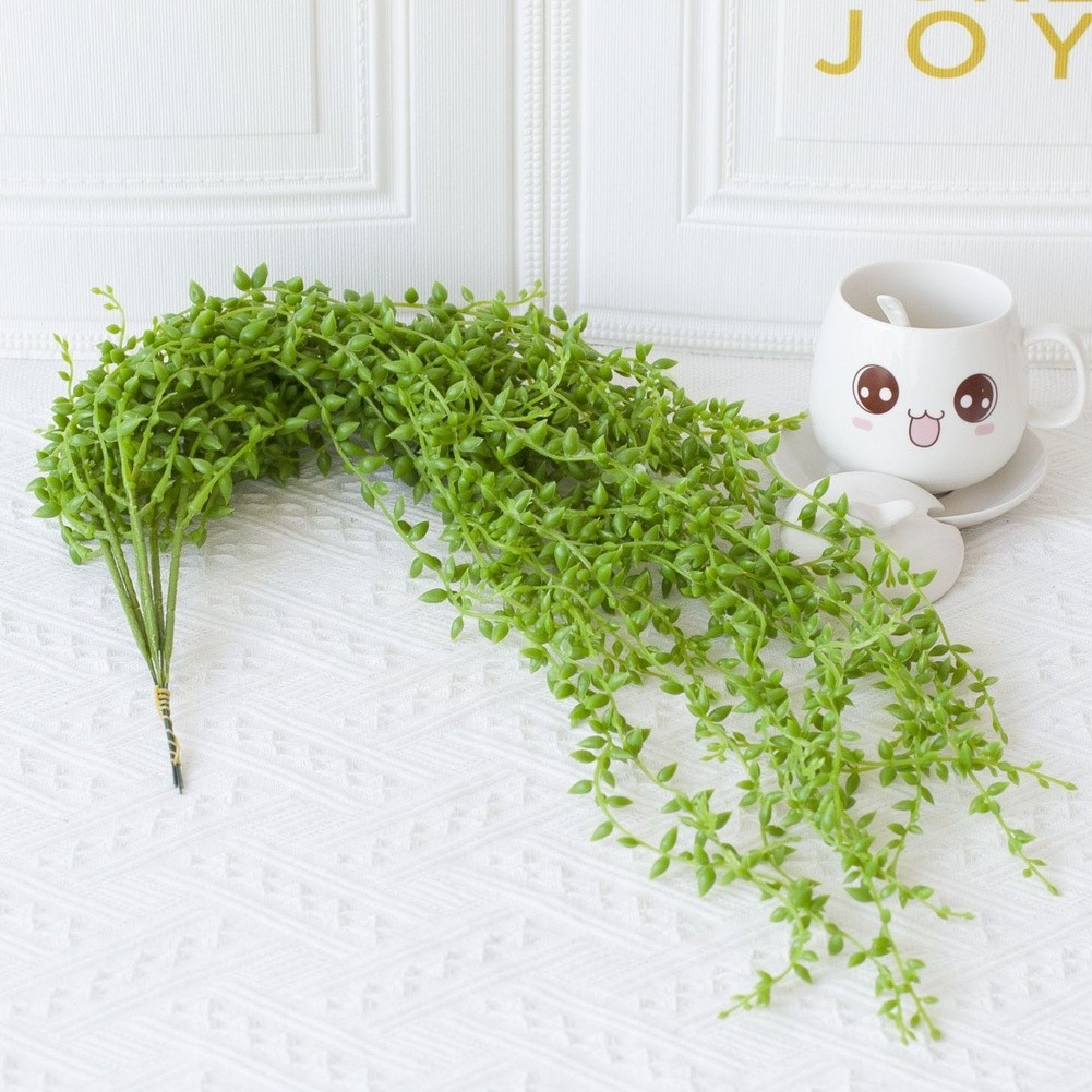 Decorative for accent Artificial Succulent String Aesthetic Appeal Lifelike
