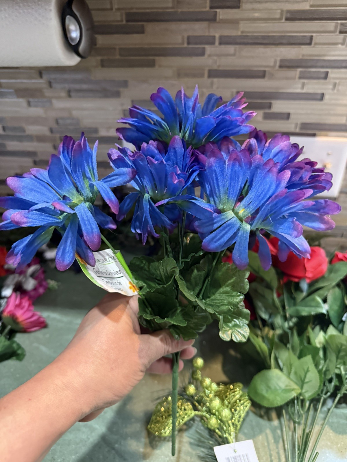 Artificial Flowers/plants For Decoration – The Lot 21 pcs