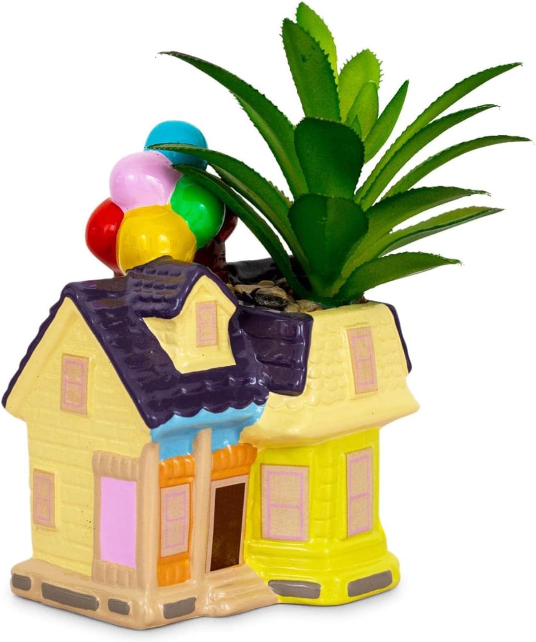 Disney and Pixar Up House 5-Inch Ceramic Mini Planter with Artificial Succulent