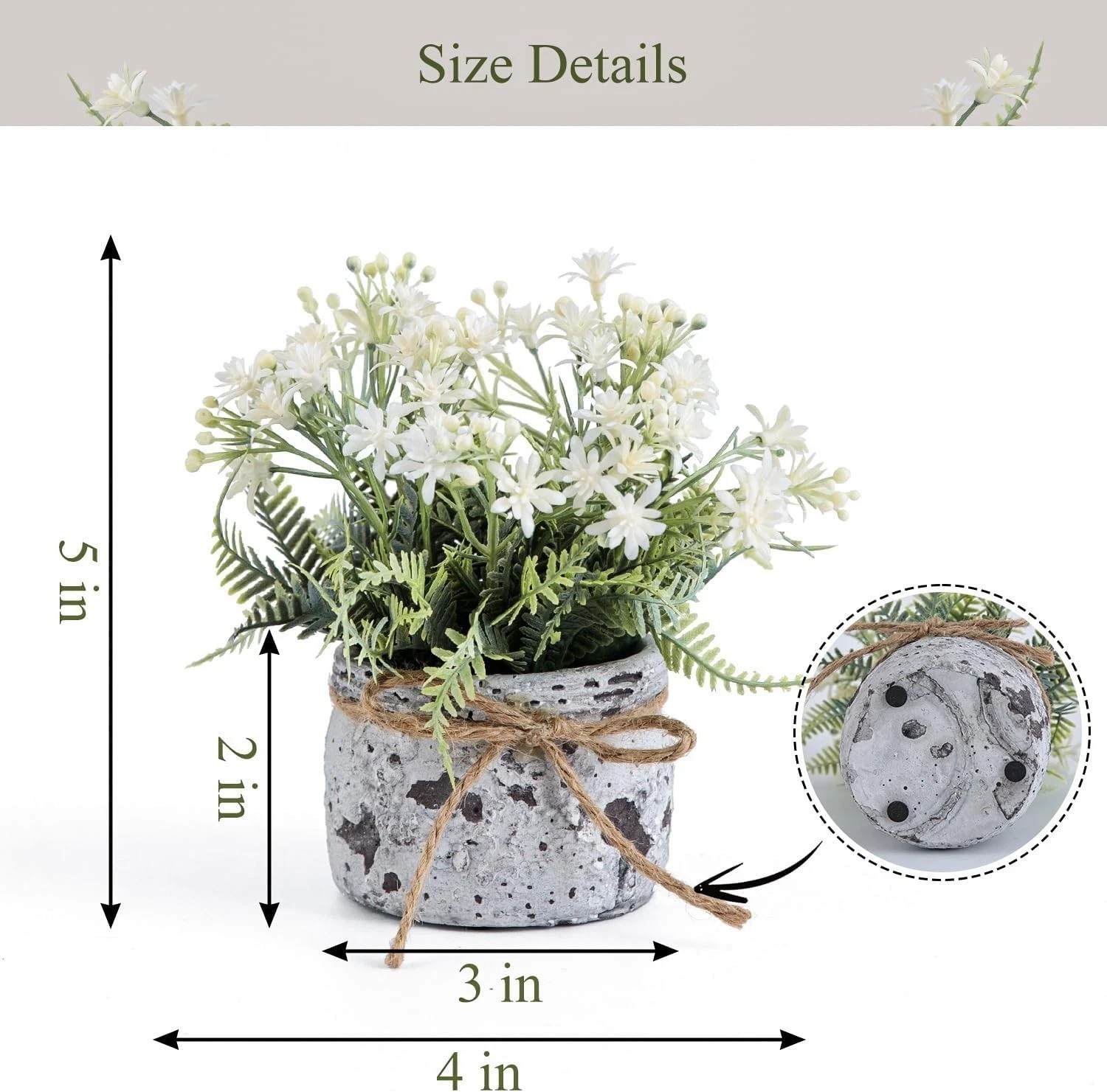 Fake Plants Small with 2 Pack, The Sunflower for Bathroom Shelf Decor, Decora…