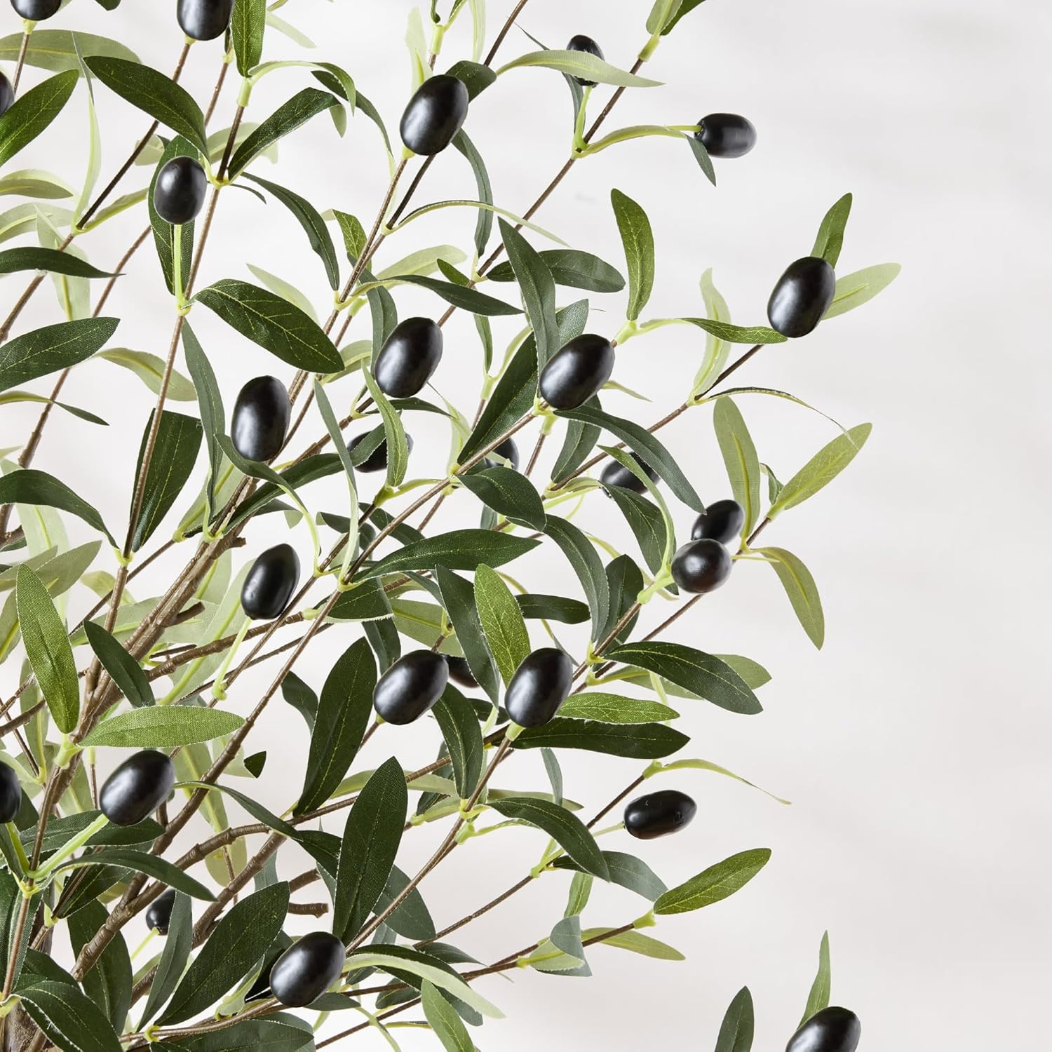 5Ft Artificial Olive Tree, Lifelike Faux Tree W/Planter Pot, Indoor Home Office