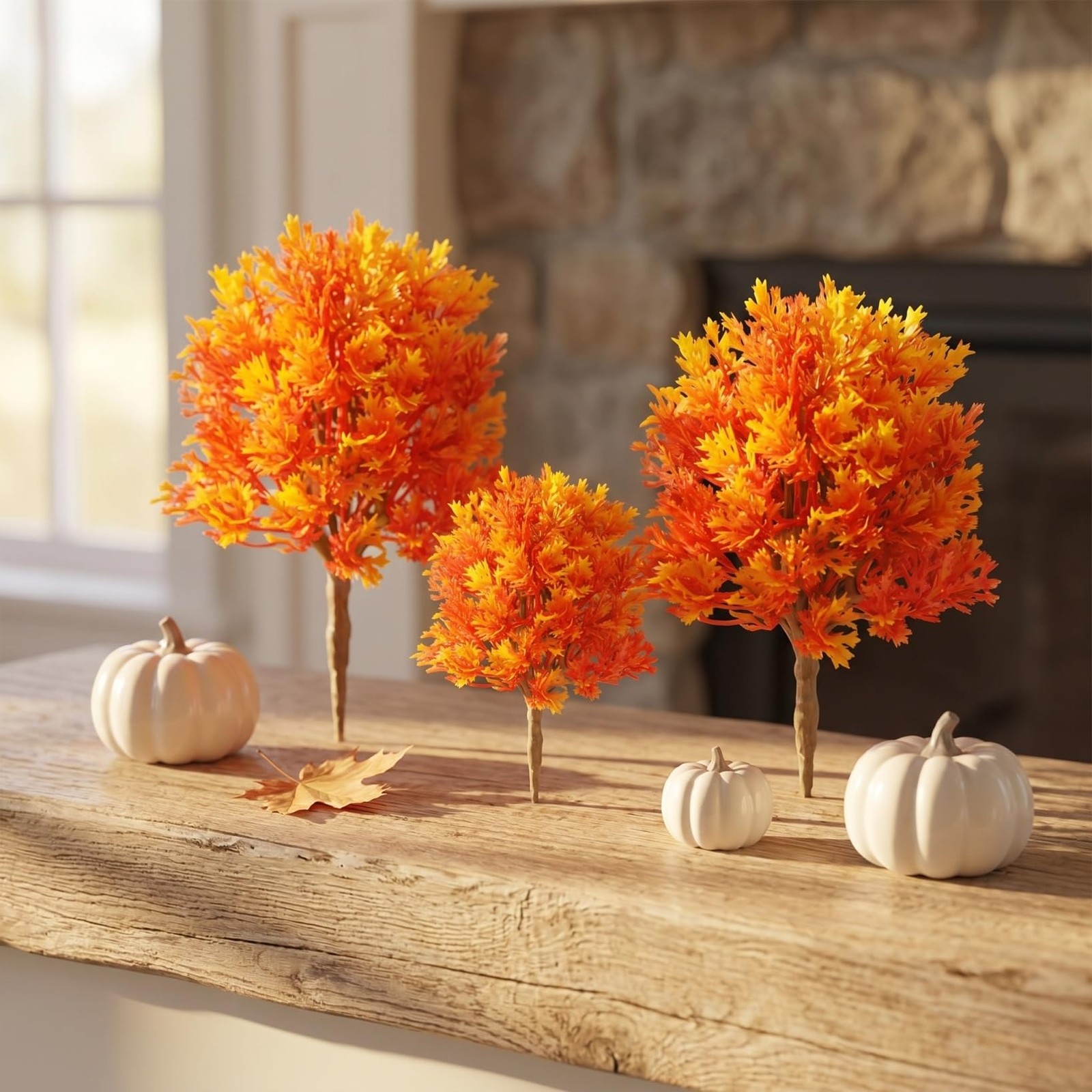 3pcs Artificial Maple Tree Models for Miniature Scenery Simulation Trees for …