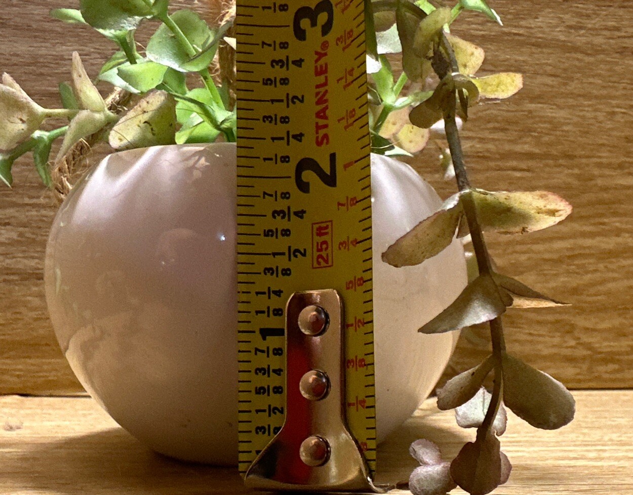 Artificial Faux Plant Hanging White Pot Succulent Green Leaf decor Small Planter